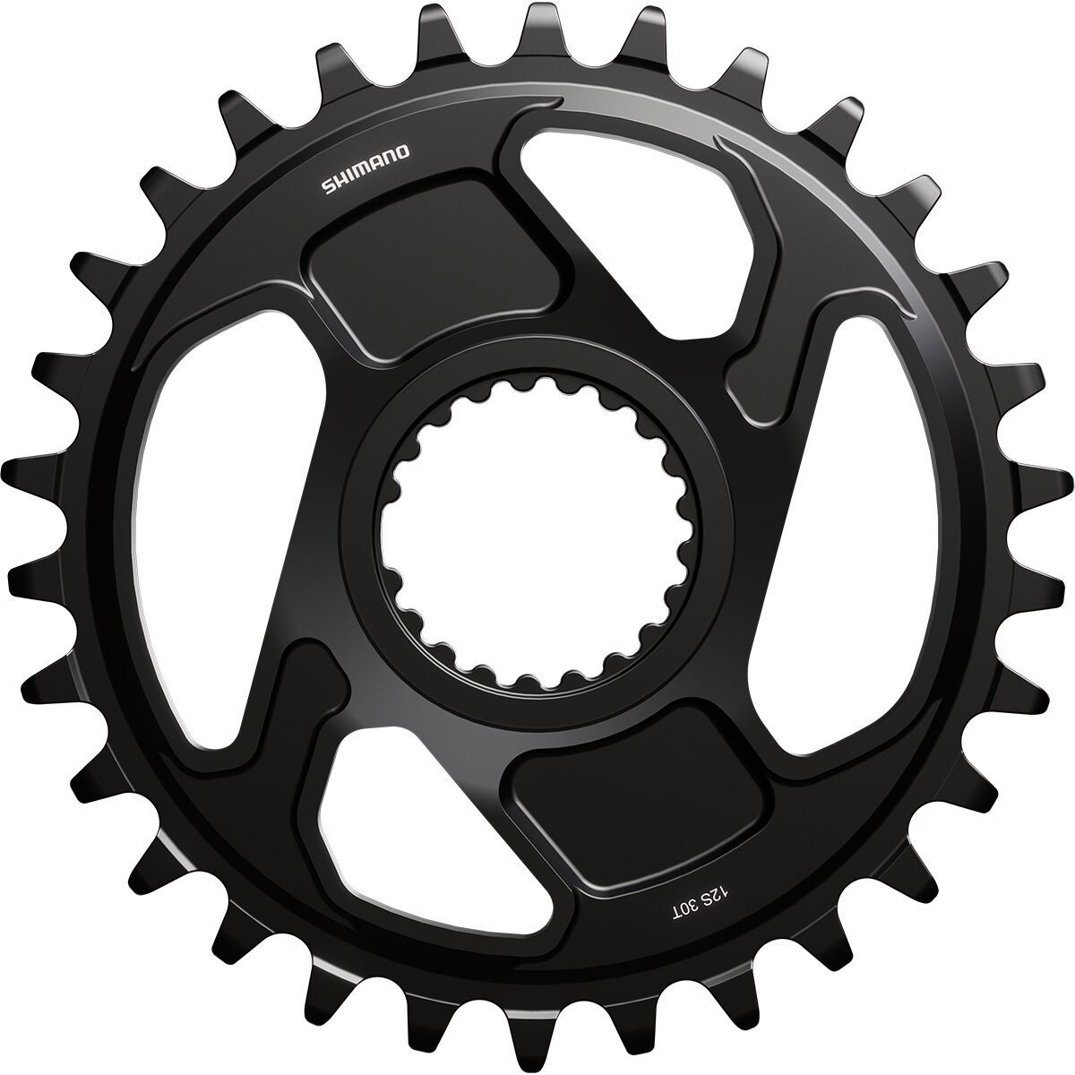 Shimano SM-CRM86 1x Chainring Black, 30t