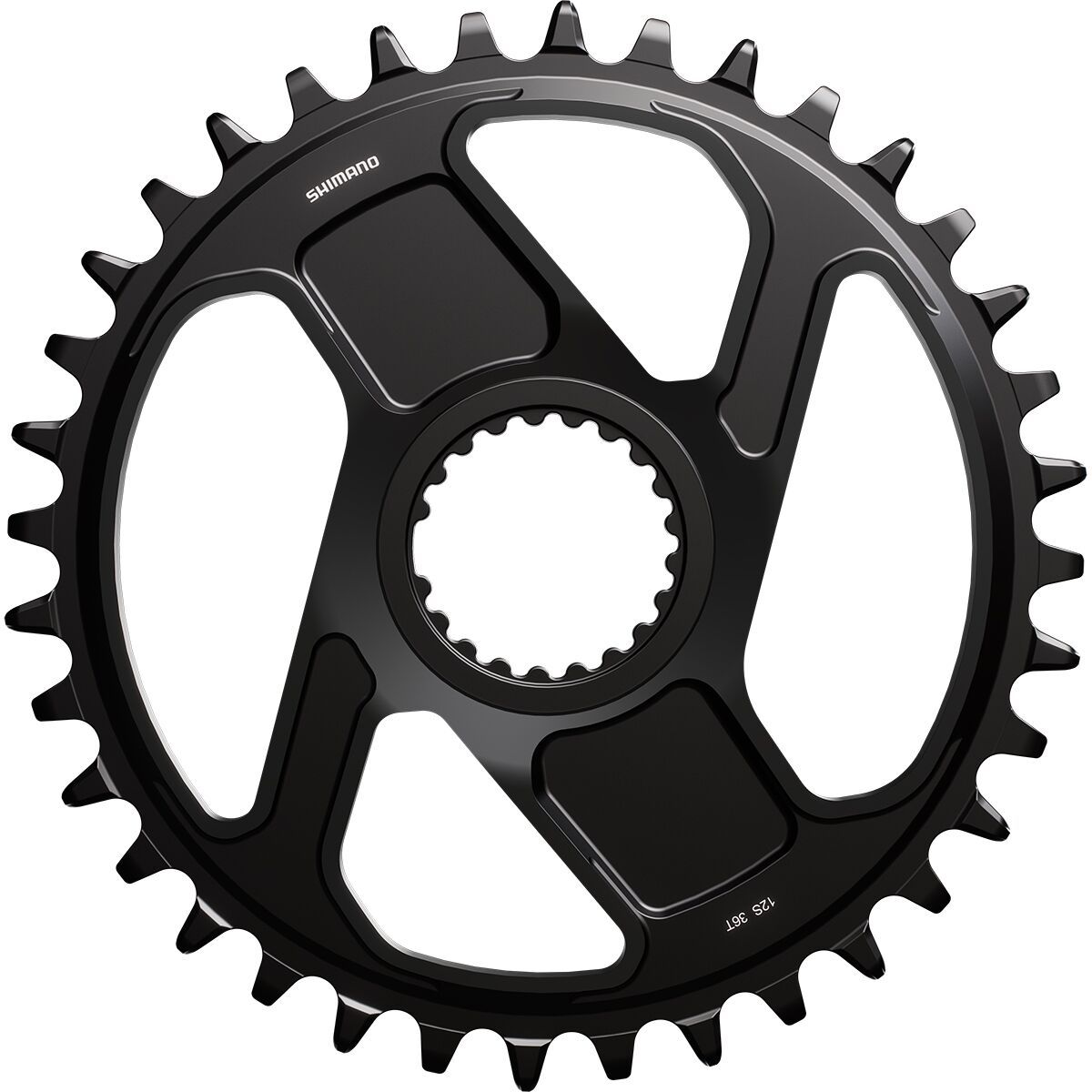 Shimano SM-CRM86 1x Chainring Black, 36t