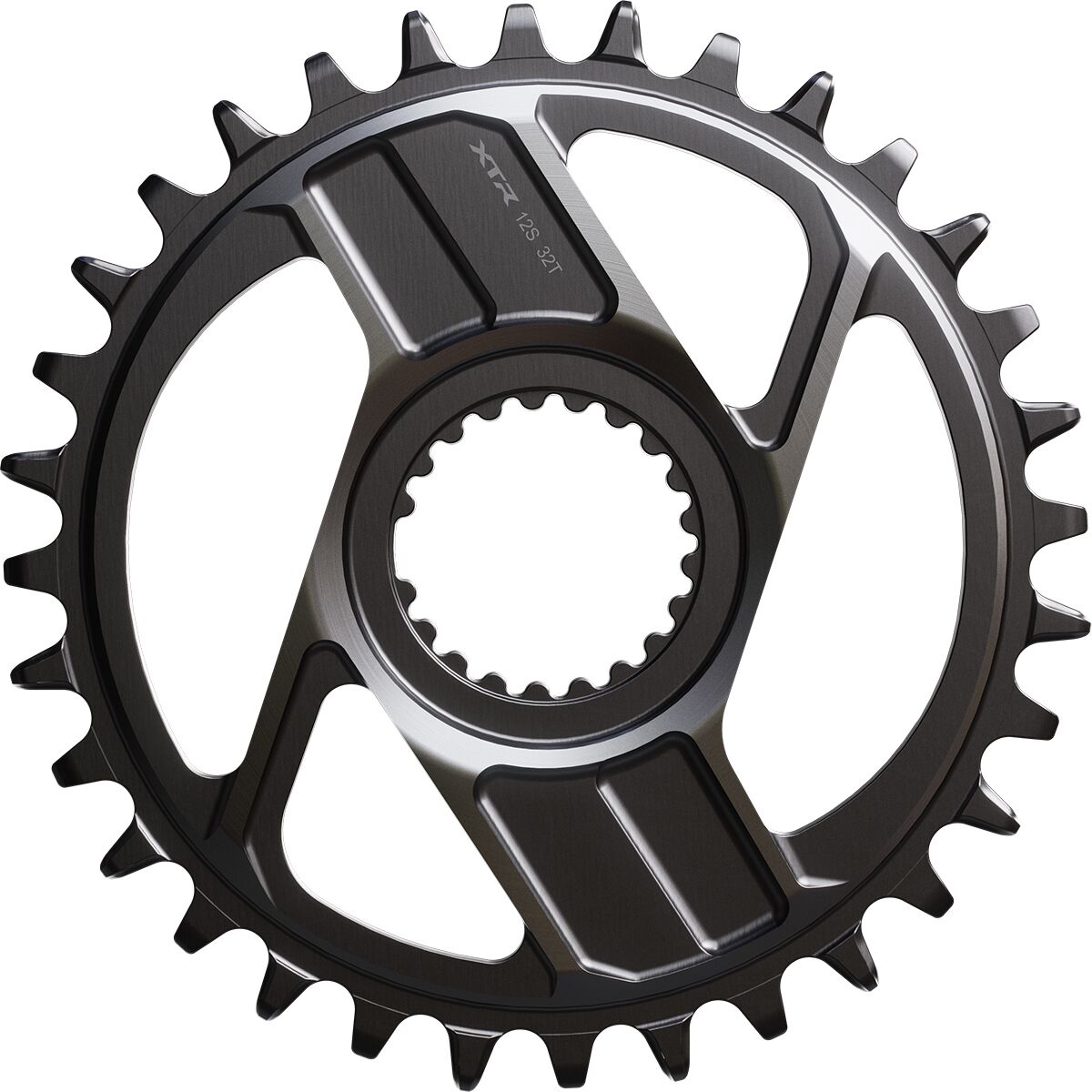 Shimano SM-CRM96 1x Chainring Black, 36t