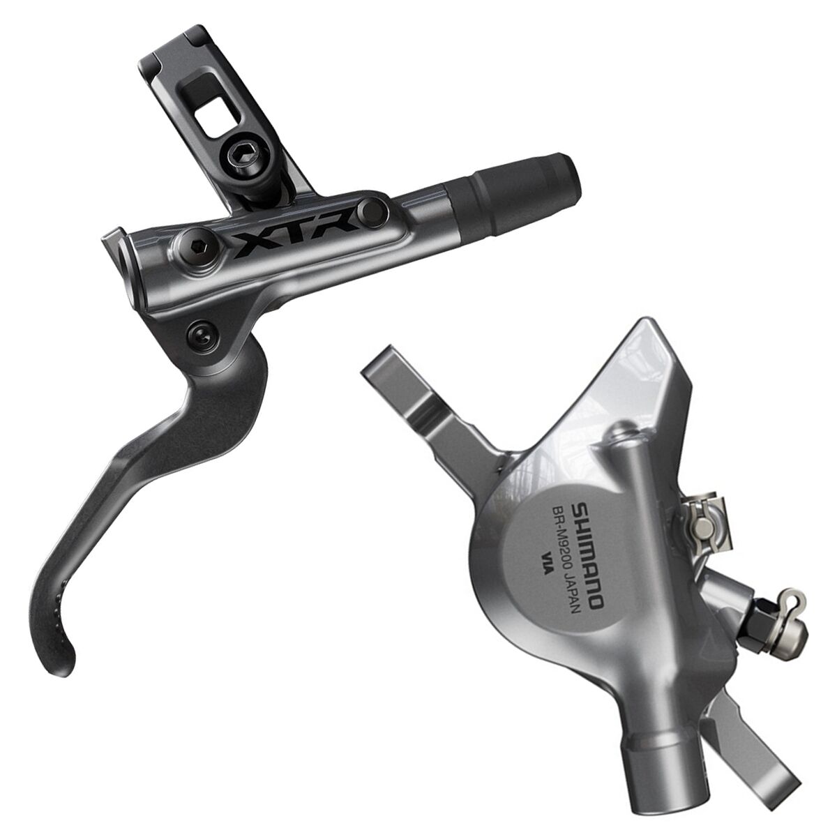 Shimano XTR BR-M9200 XC 2-Piston Disc Brake Set One Color, Right/Rear