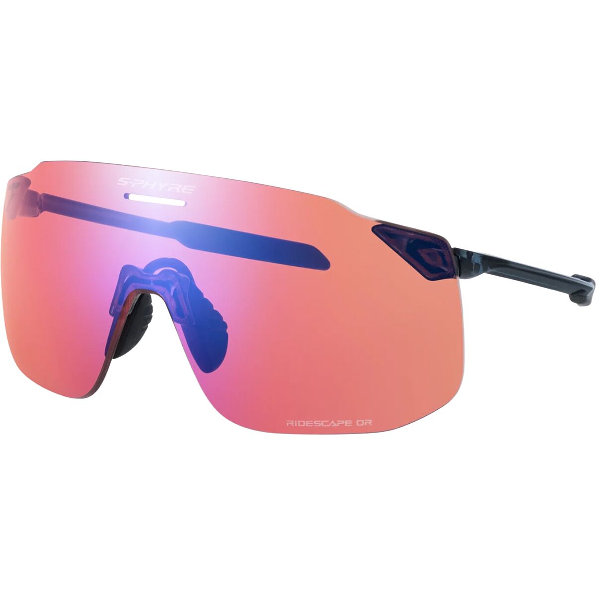 Shimano S-Phyre SL RS Sunglasses Off-Road Black Sapphire, One Size
