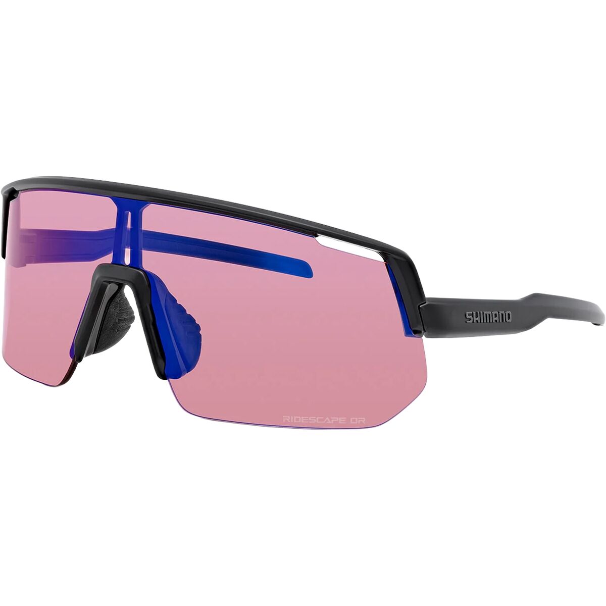 Shimano Technium L RS Sunglasses Off-Road Matte Black, One Size