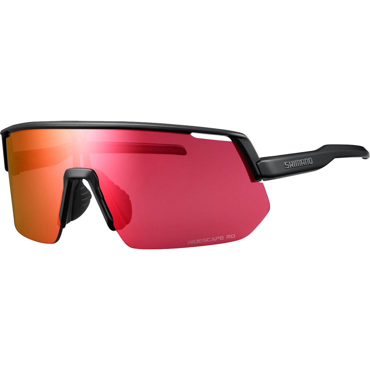 Shimano Technium L RS Sunglasses Road Matte Black, One Size