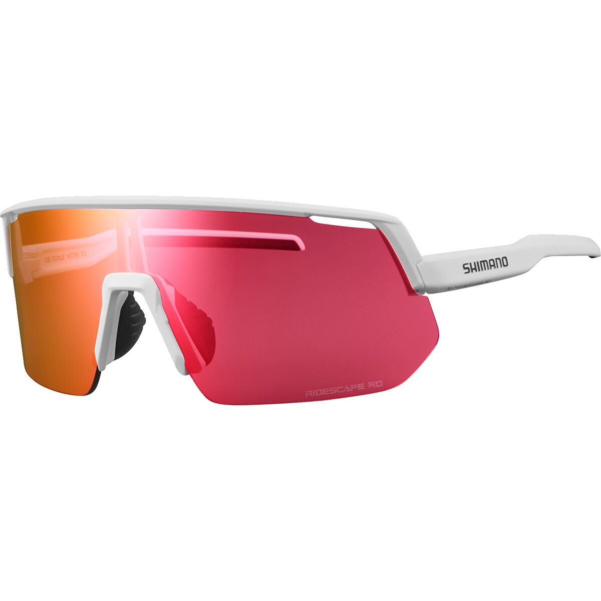 Shimano Technium L RS Sunglasses Road Matte White, One Size