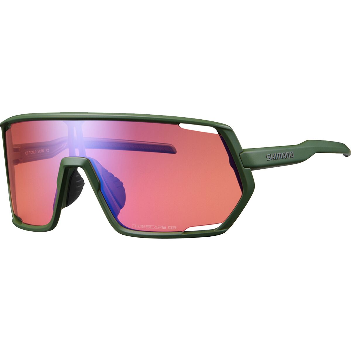 Shimano Technium RS Sunglasses Off-Road Matte Gray, One Size