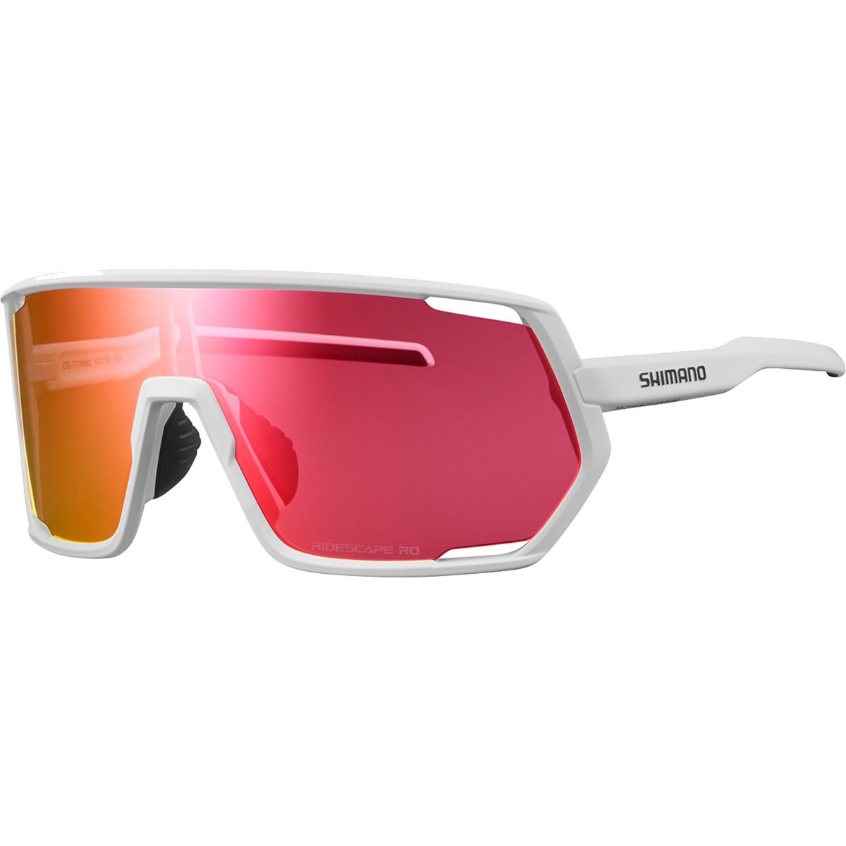 Shimano Shimano Technium RS Sunglasses Road Matte White, One Size