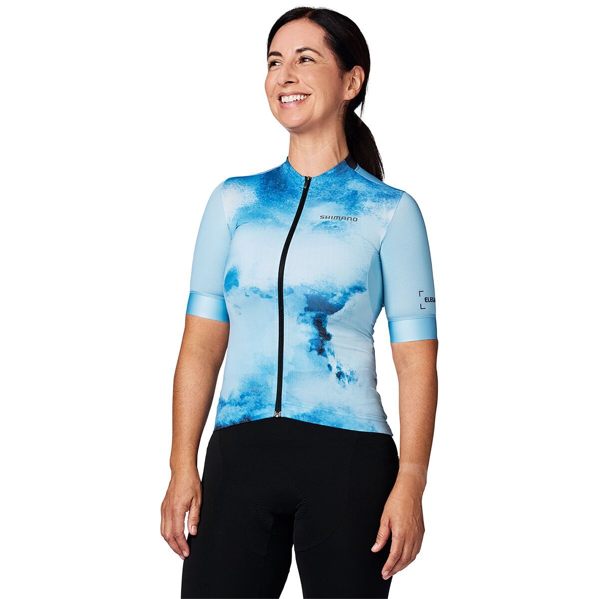 Shimano Shimano Eleganza Short Sleeve Jersey - Women's Periwinkle, M