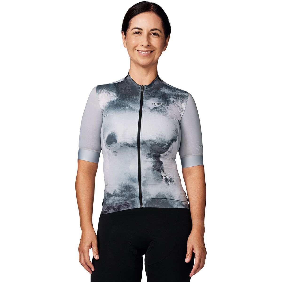 Shimano Shimano Eleganza Short Sleeve Jersey - Women's Stone Gray, XL