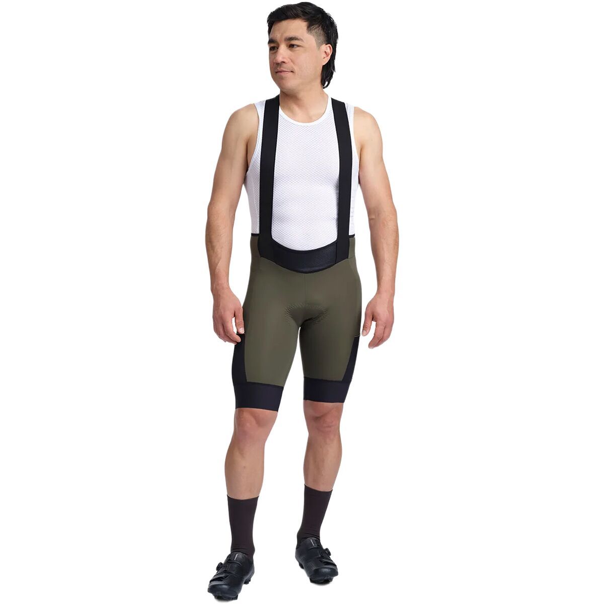 Shimano Shimano Evolve CORSA Bib Shorts - Men's Dark Olive, US L/EU XL