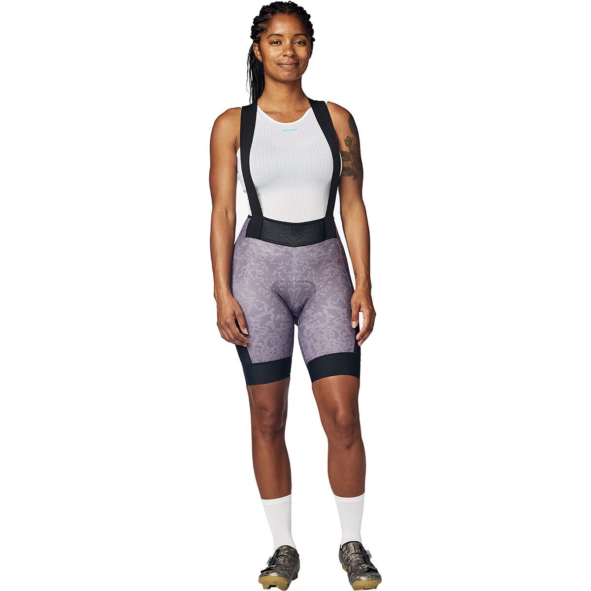 Shimano Shimano Evolve Corsa Printed Bib Short - Women's Brown, US XS/EU S