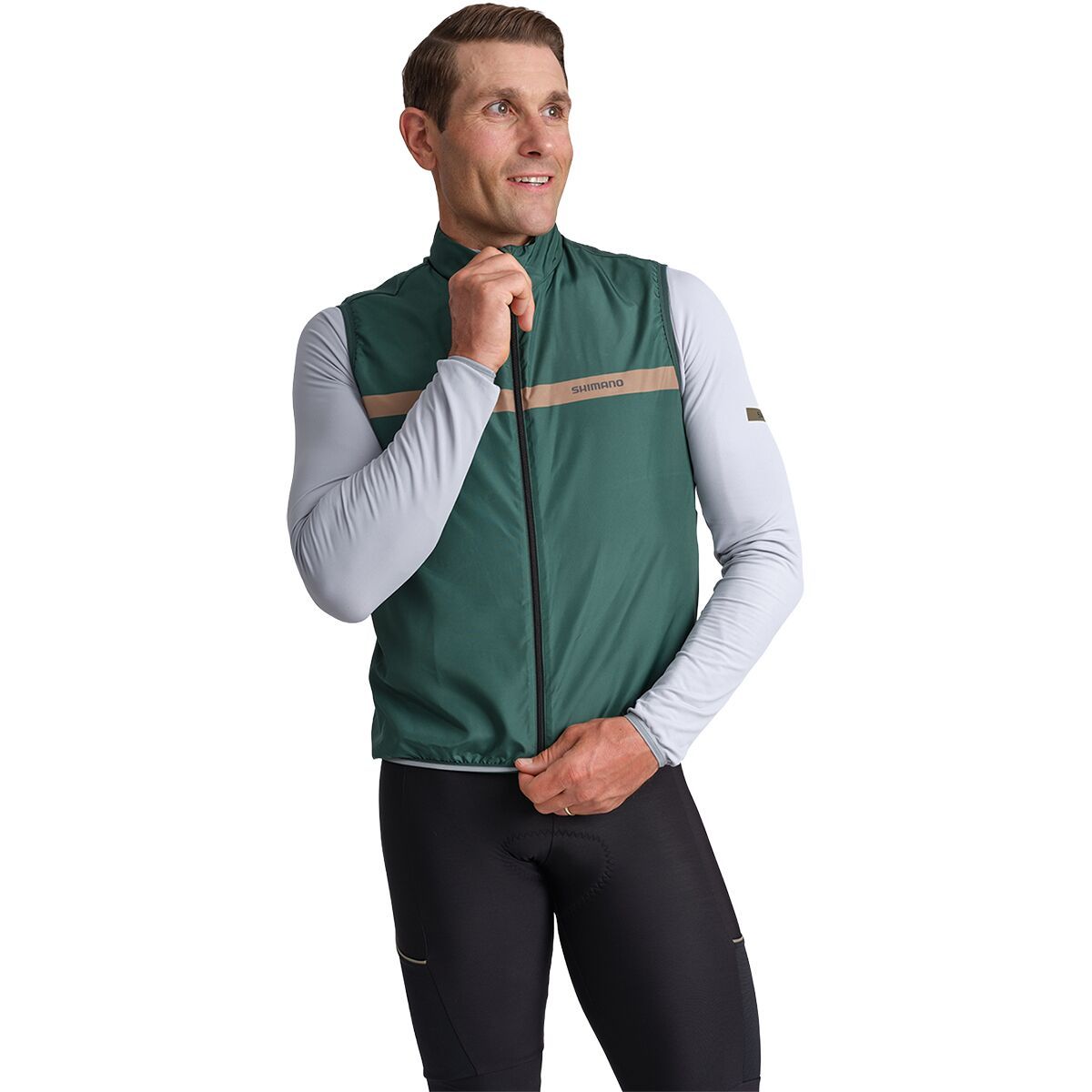 Shimano Shimano Evolve Prima Wind Vest - Men's Green, S