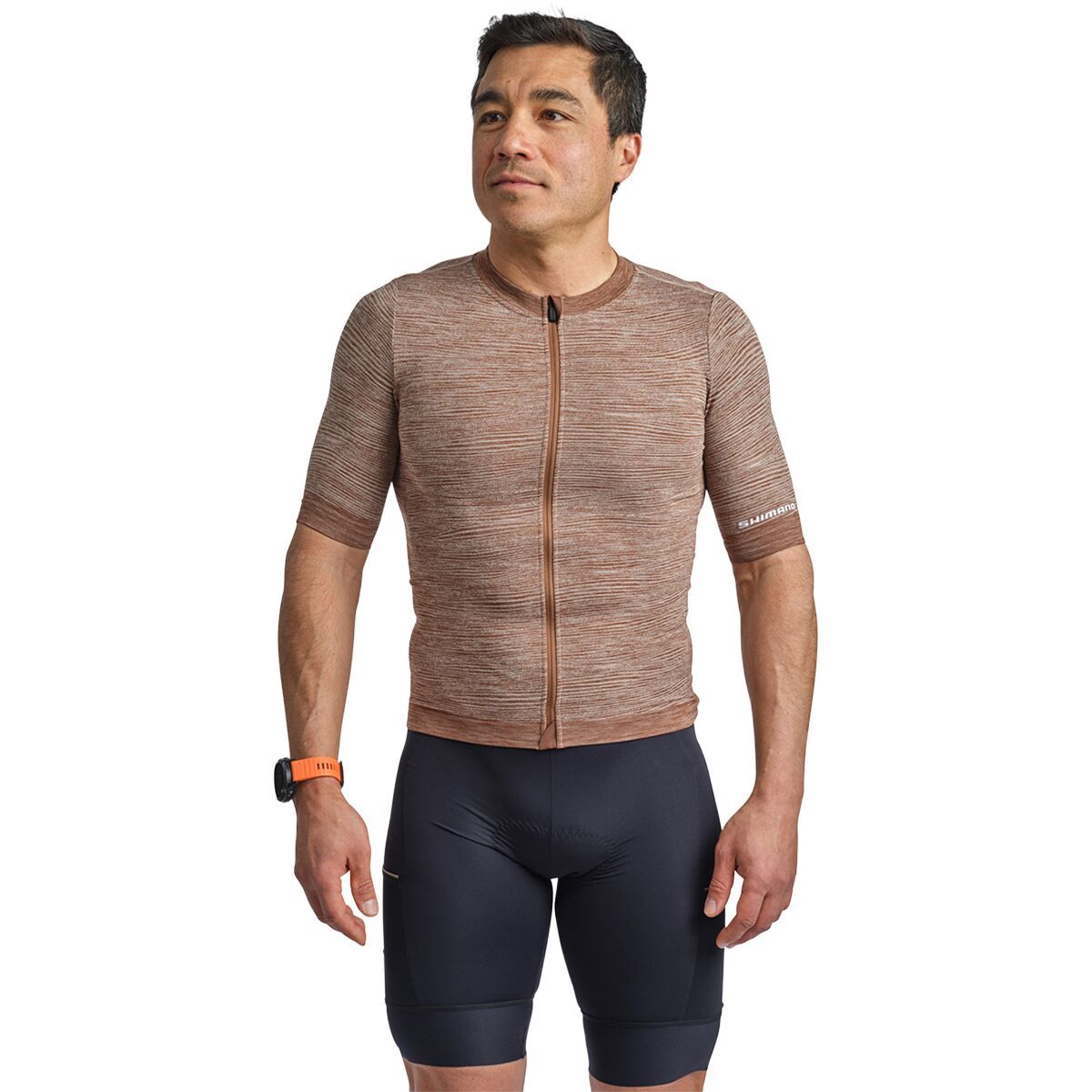 Shimano Shimano Evolve Terra Seamless Short Sleeve Jersey - Men's Brown, M/L