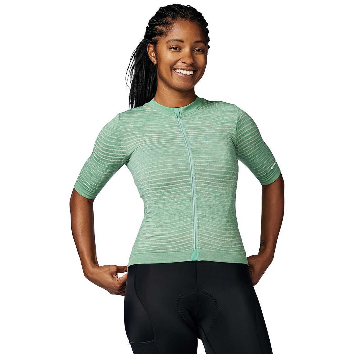 Shimano Shimano Evolve Terra Seamless Short Sleeve Jersey - Women's Green, XXS/XS