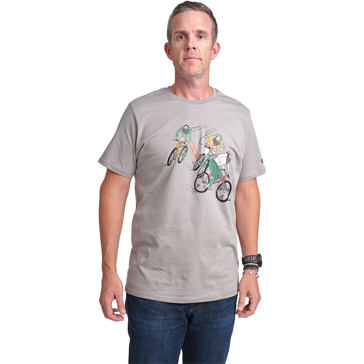 Shimano Shimano Sentiero LTD T-Shirt - Men's Gray/Black, XXL