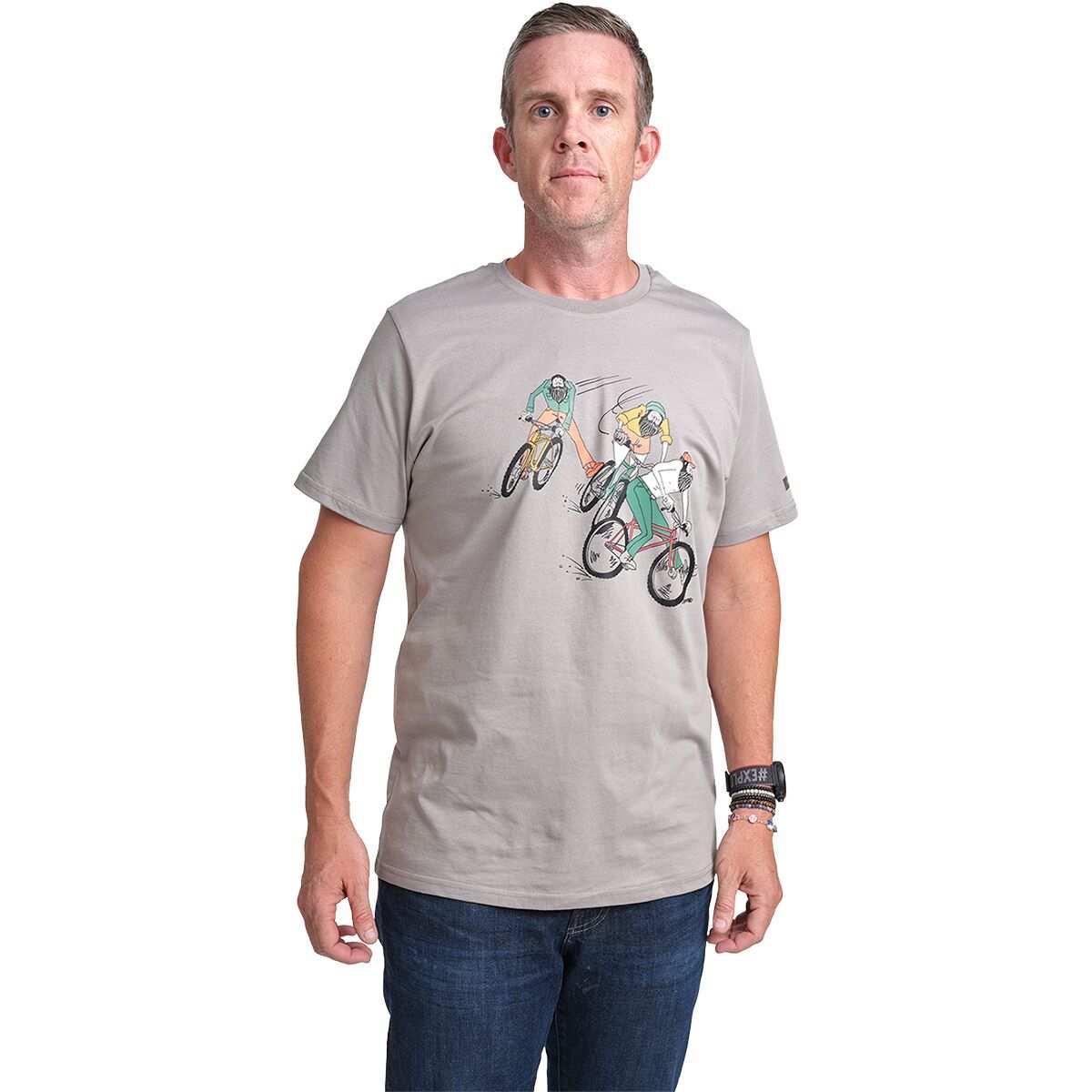 Shimano Shimano Sentiero LTD T-Shirt - Men's Gray/Black, XL