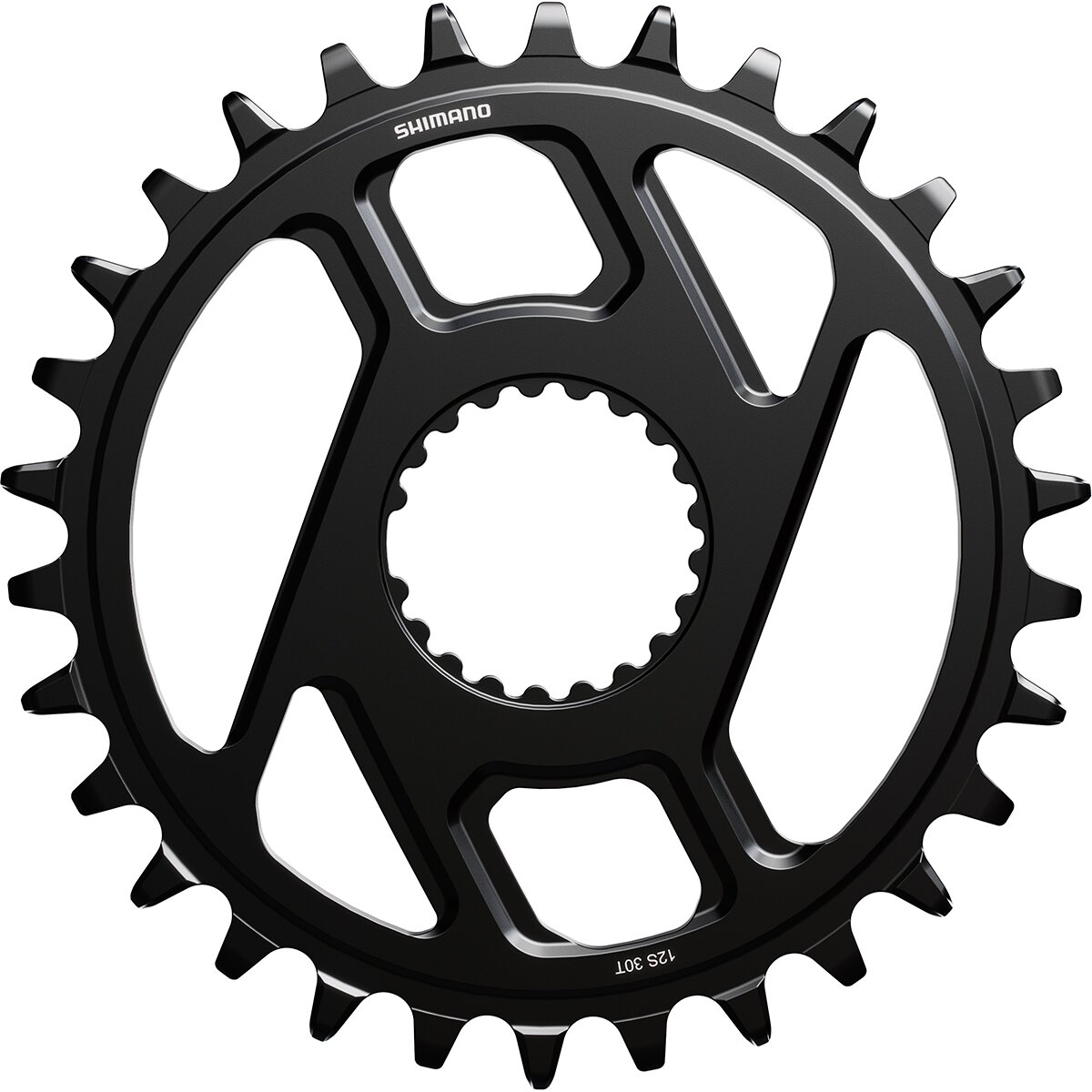 Shimano Shimano Deore SM-CRM66 1x Chainring Black, 30t