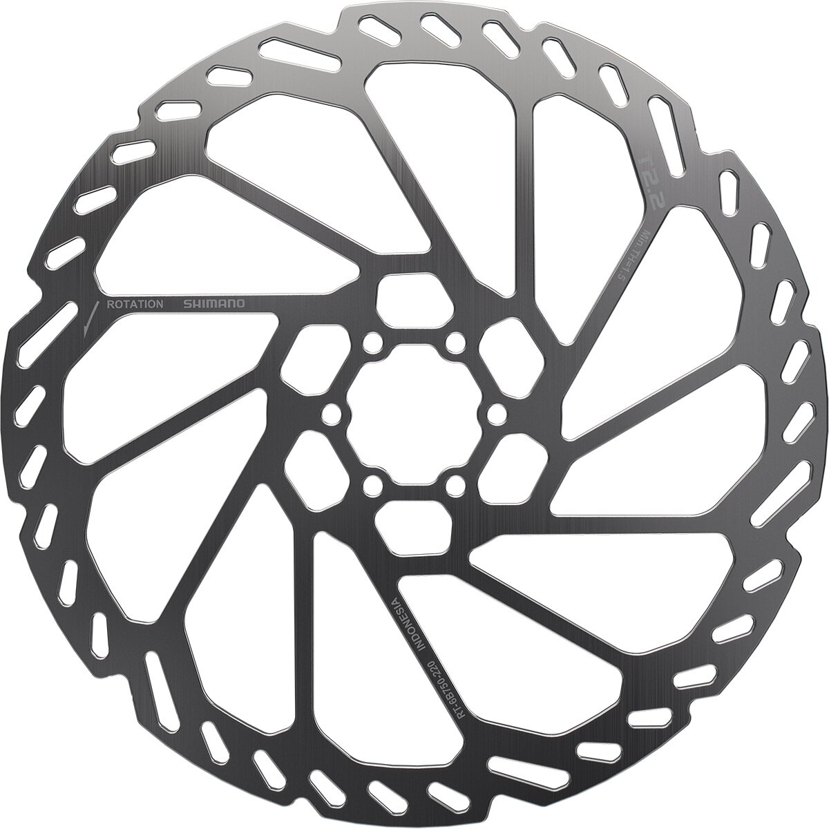 Shimano Shimano Shimano RT-6B750 6-Bolt Rotor One Color, 200mm