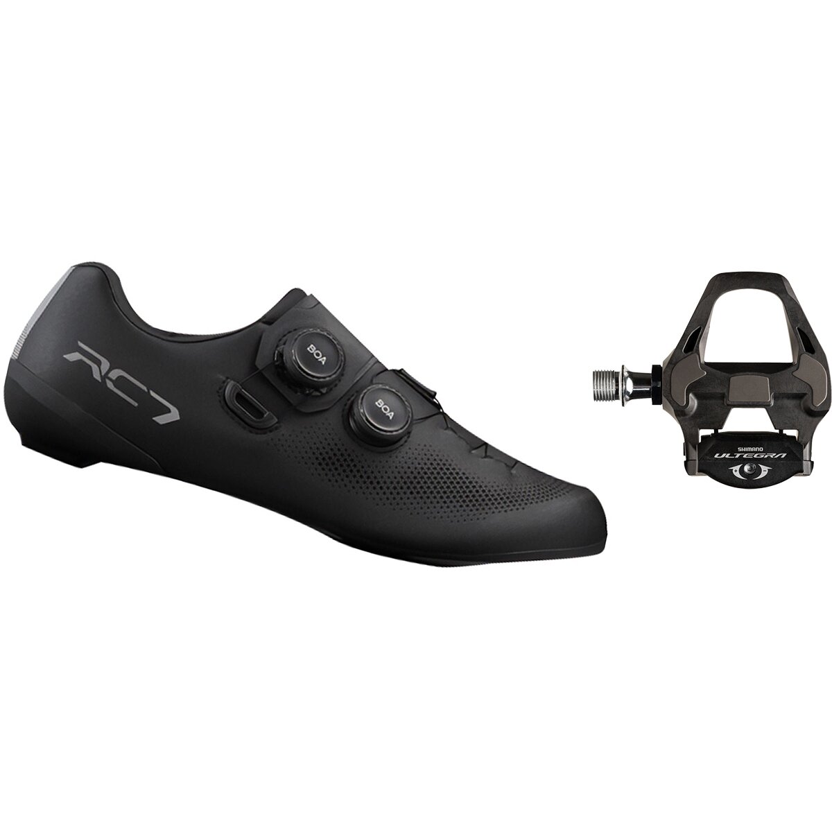 Shimano RC703 + Ultegra PD-R8000 Shoe & Pedal Package Black, 44.0