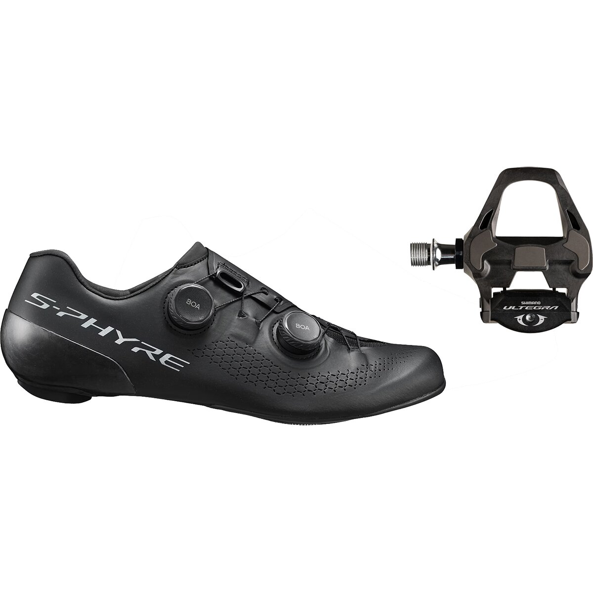 Shimano Shimano RC910 S-PHYRE + Ultegra PD-R8000 Shoe & Pedal Package Black, 44.0 - $685.00 at Competitive Cyclist