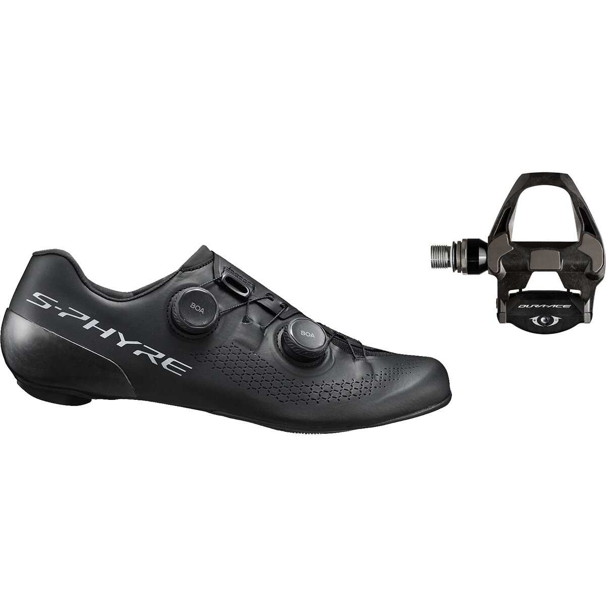 Shimano Shimano RC910 S-PHYRE Wide + Dura-Ace PD-R9100 Shoe & Pedal Package Black, 44.0 - $749.00 at Competitive Cyclist