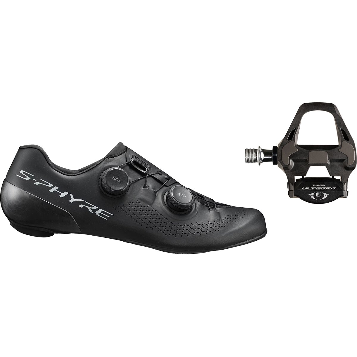 Shimano Shimano RC910 S-PHYRE Wide + Ultegra PD-R8000 Shoe & Pedal Package Black, 44.0 - $685.00 at Competitive Cyclist