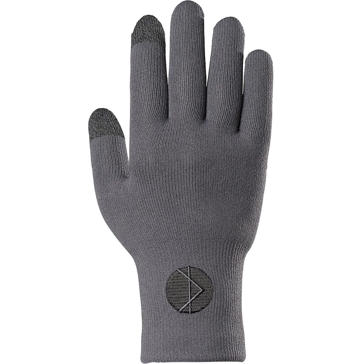 Showers Pass Crosspoint Knit Waterproof Pro-Wool Glove Grey, L - Men's