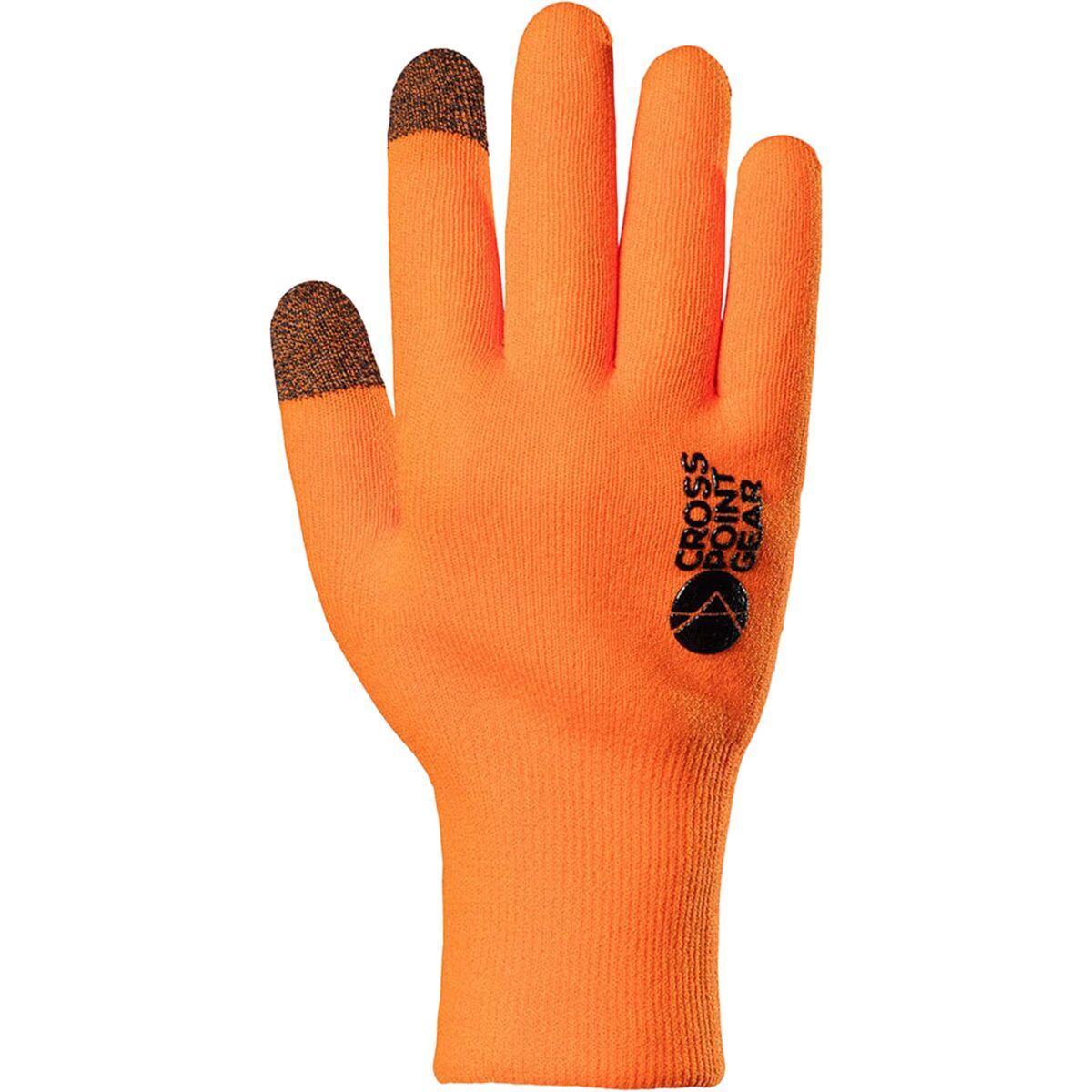 Showers Pass Showers Pass Crosspoint Knit Waterproof Sport Glove Safety Orange, XL - Men's