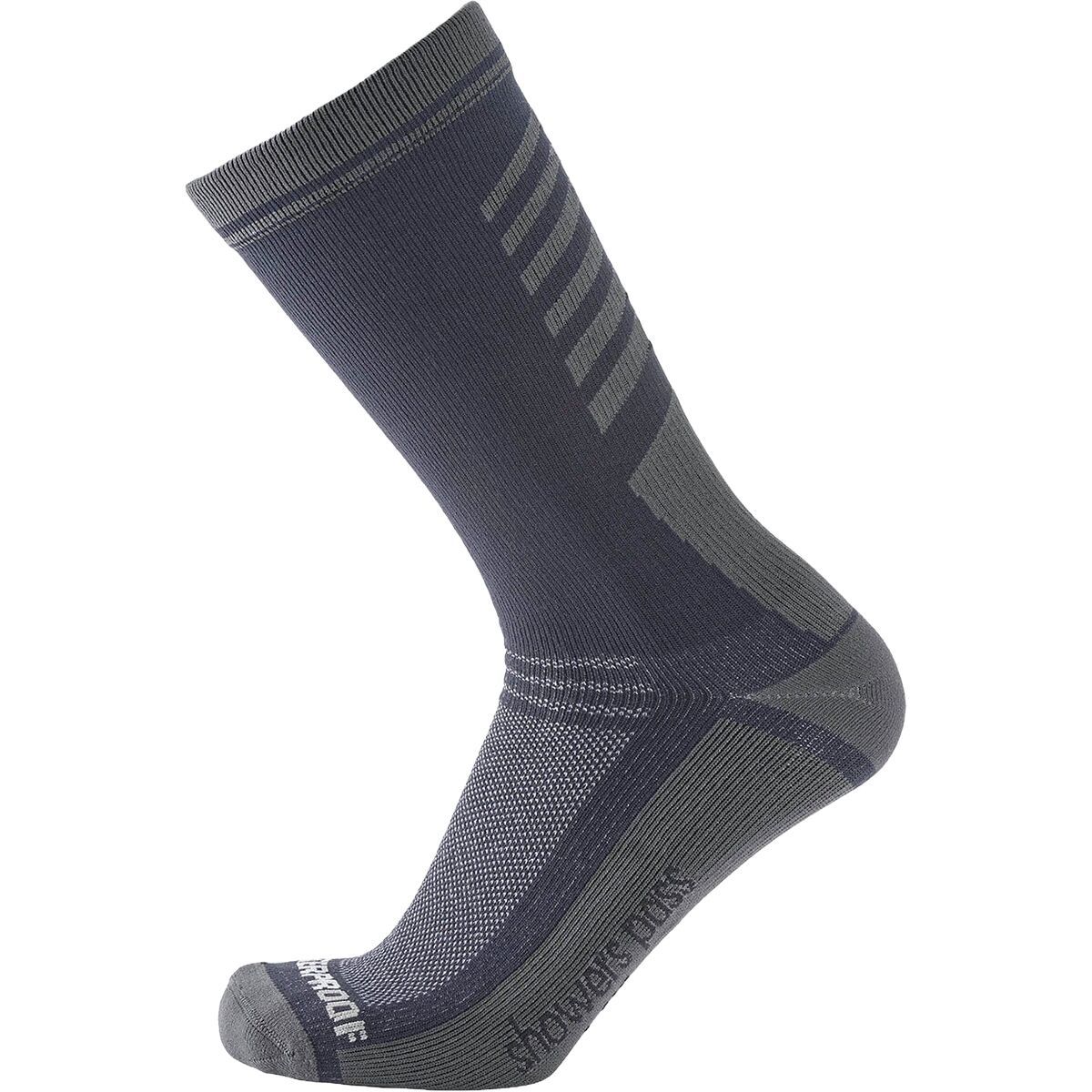Showers Pass Cross Point Sport Waterproof Sock Grey, L/XL - Men's
