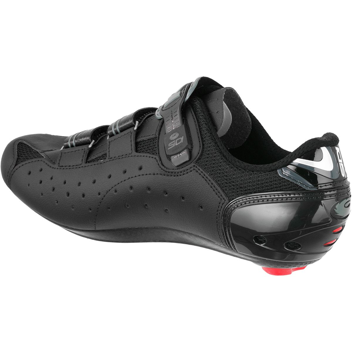 SIDI Genius 7 Mega Carbon Road Cycling Shoes Black/Black 