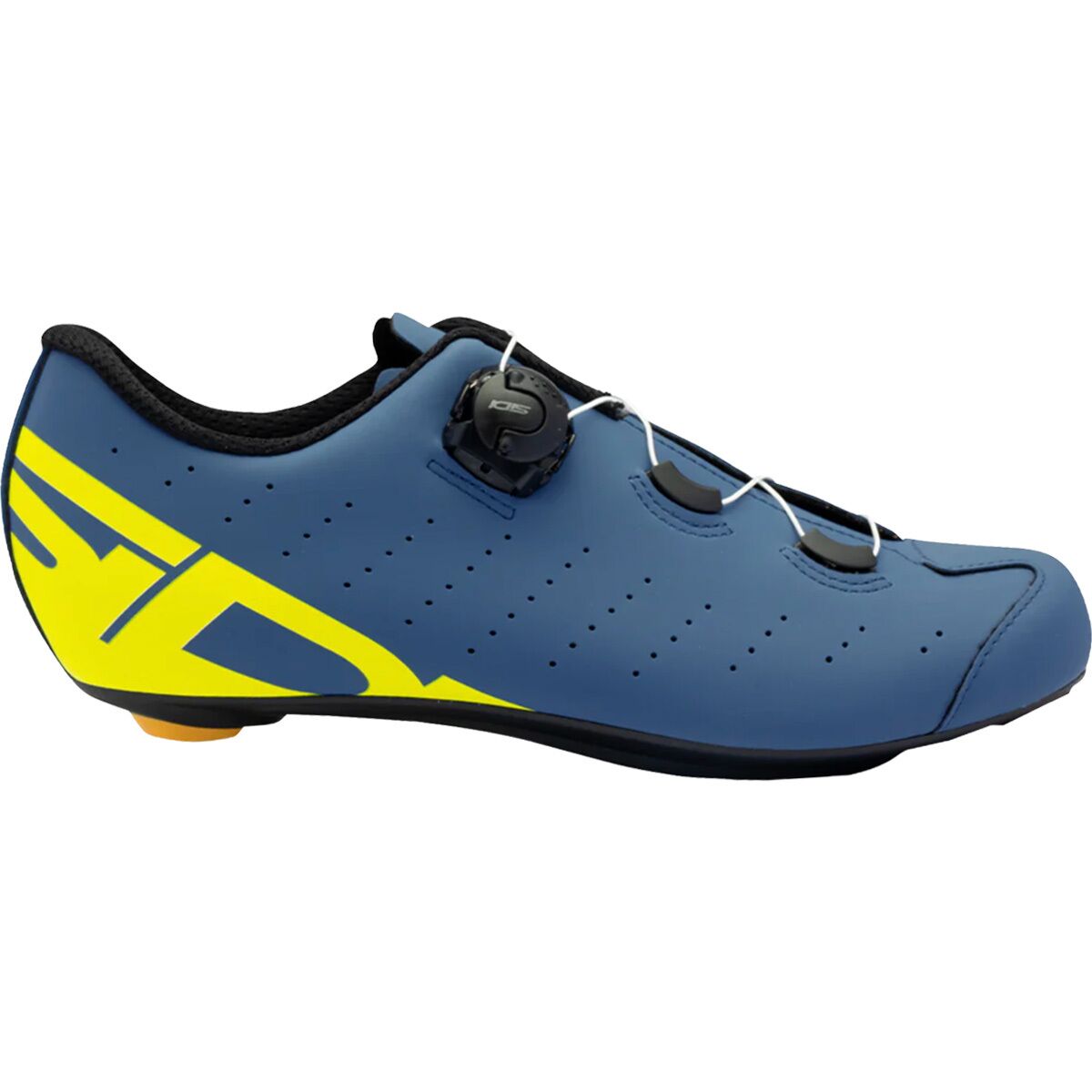 Sidi Fast 2 Road Shoe - Men's Blue/Yellow, 44.0