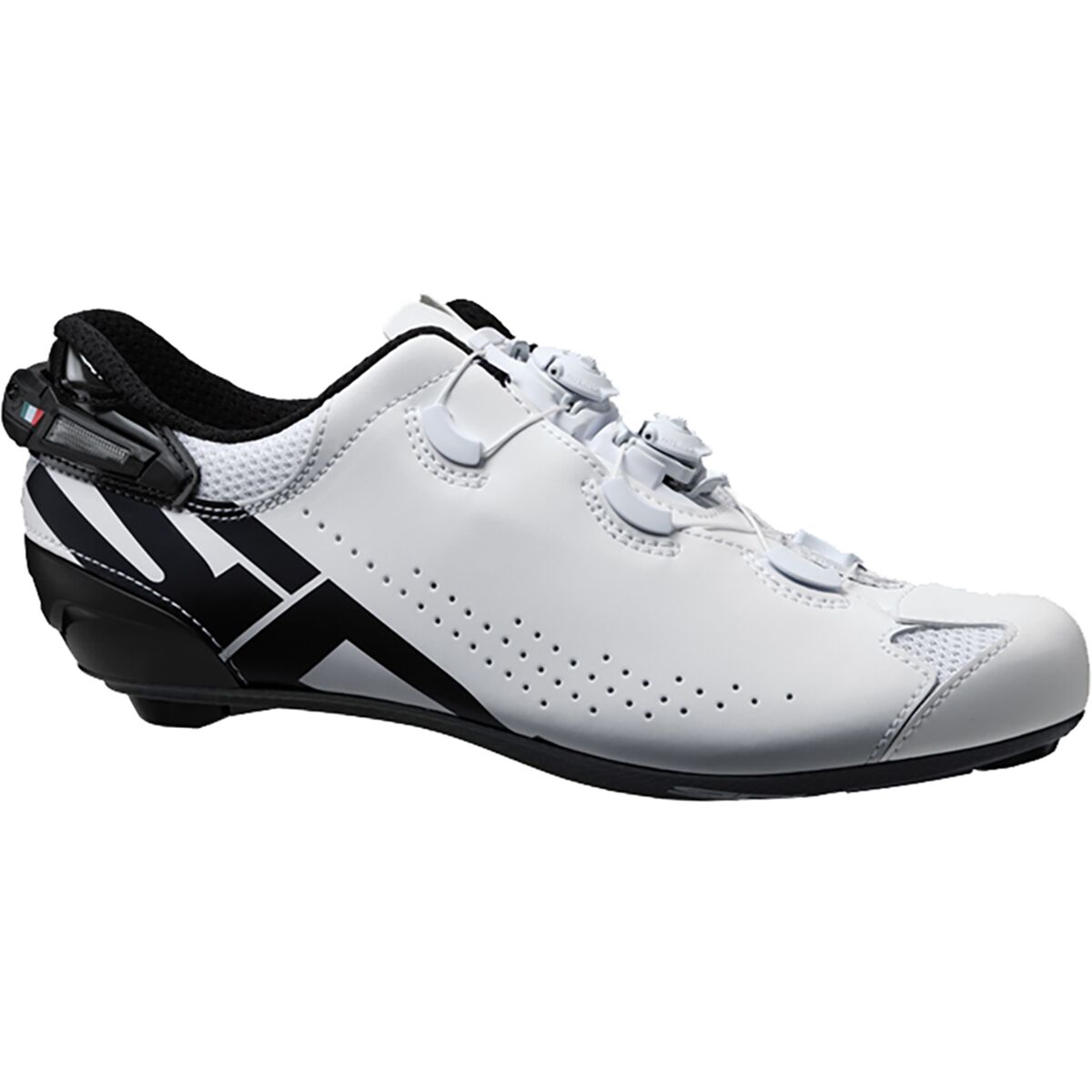 Sidi Men's Shot 2S Road Shoe in White / Black - Size: 46