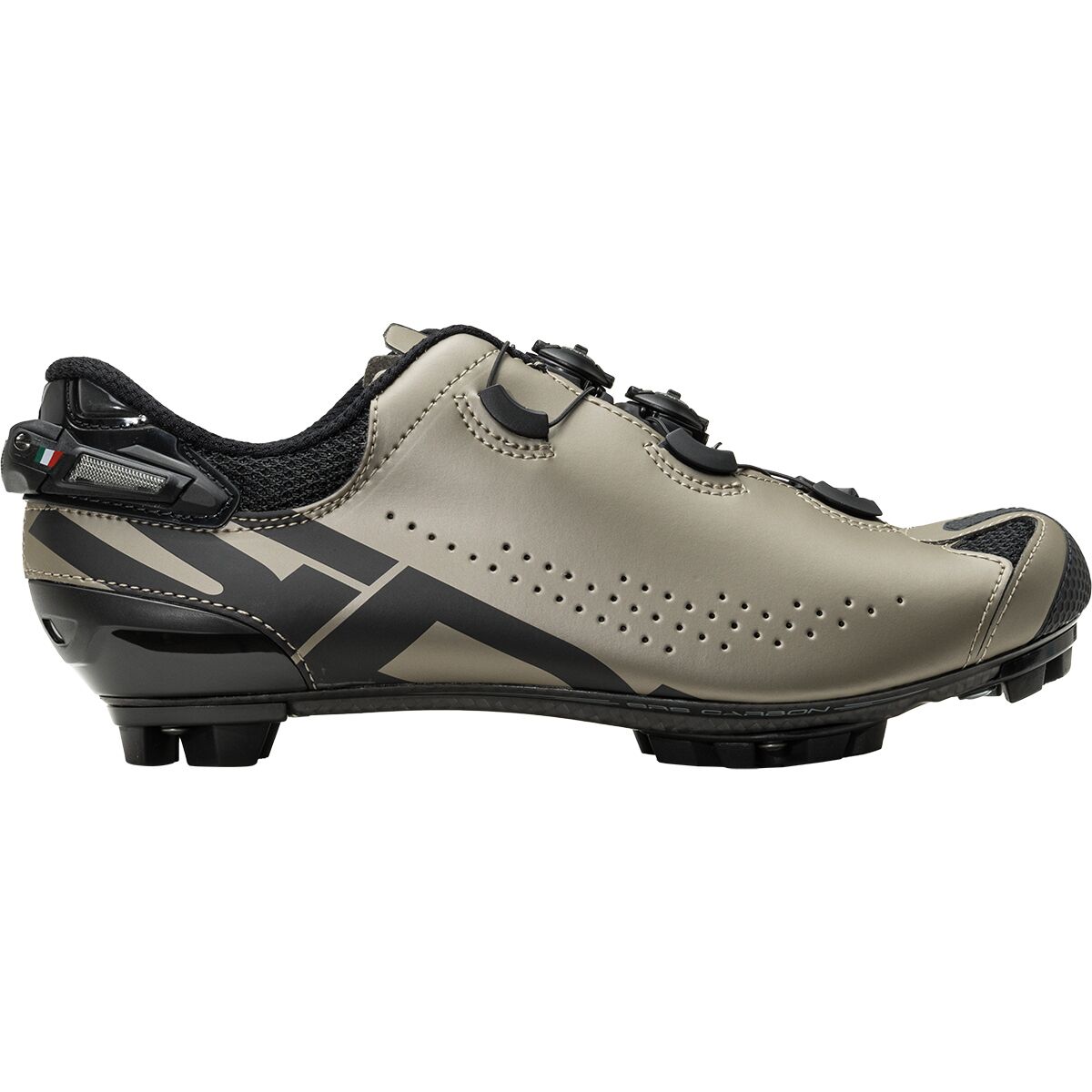 Sidi Men's Tiger 2S Mountain Clipless Shoe in Titanium Black - Size: 42
