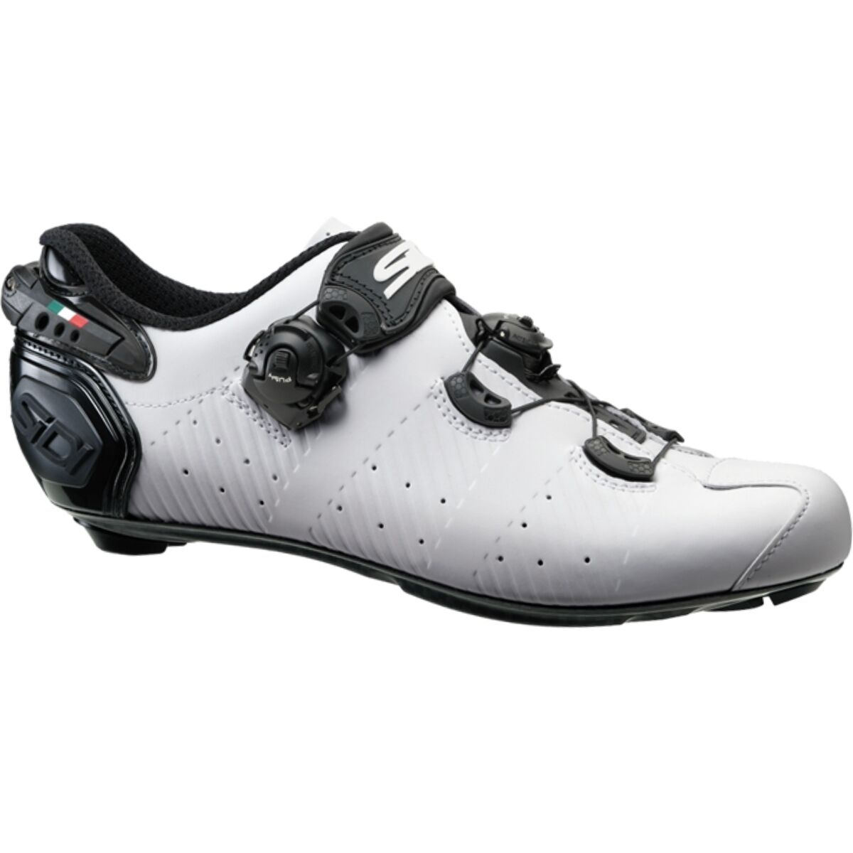 Sidi Men's Wire 2S Road Shoe in White / Black - Size: 46.5