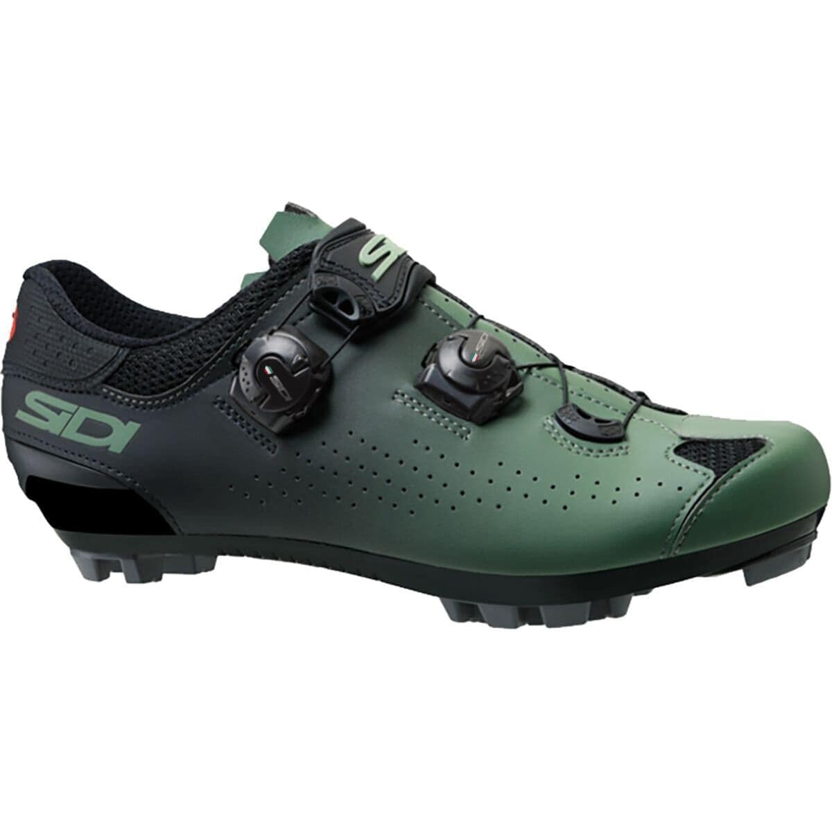 Sidi Eagle 10 Mountain Clipless Shoes - Men's Green/Black, 47.0