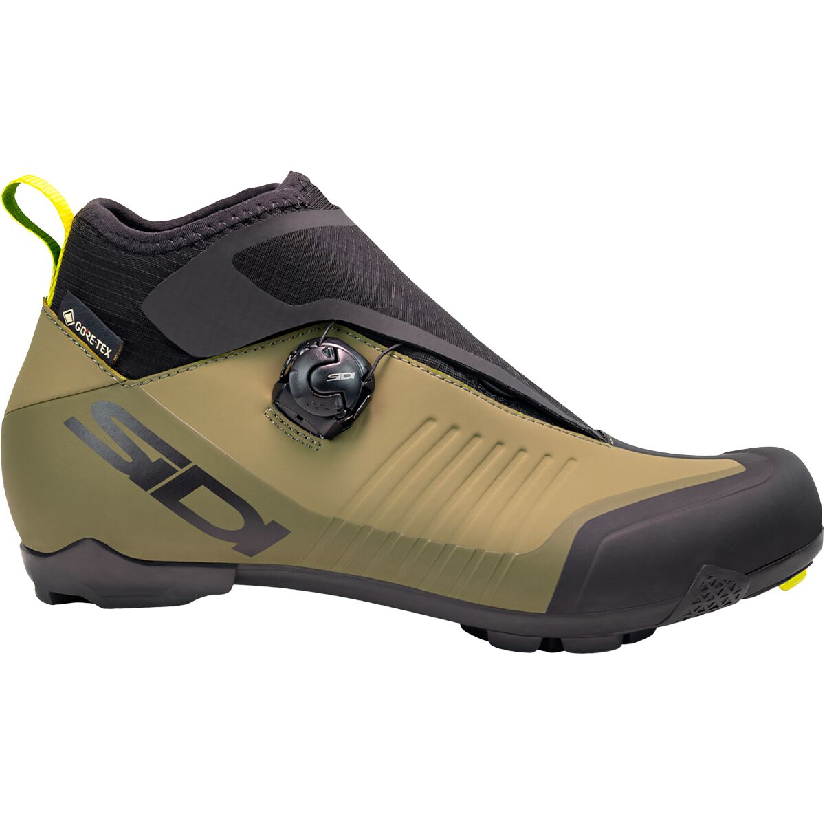 Sidi Hiemx Cycling Boot Black/Green Olive, 48.0 - Men's