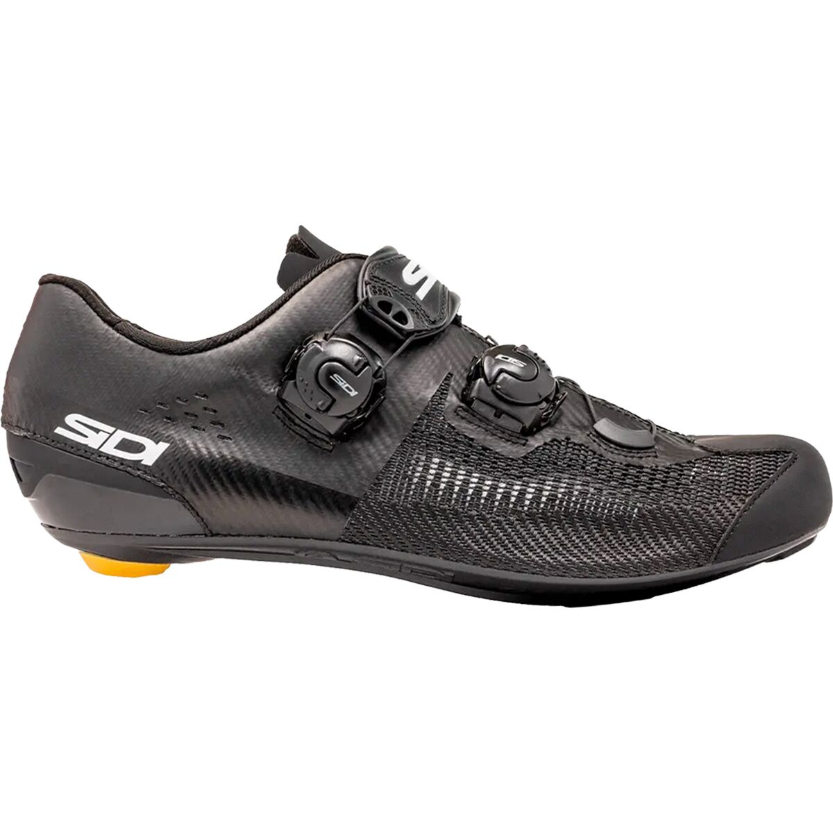Sidi Men's Genius 10 Knit Road Shoe in Black - Size: 42.5