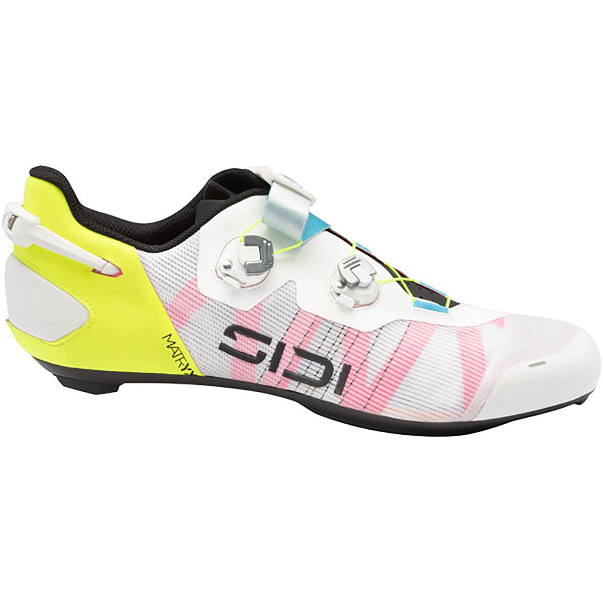 Sidi Wire 3 Cycling Shoe - Men's White/Fluo Yellow, 44.0