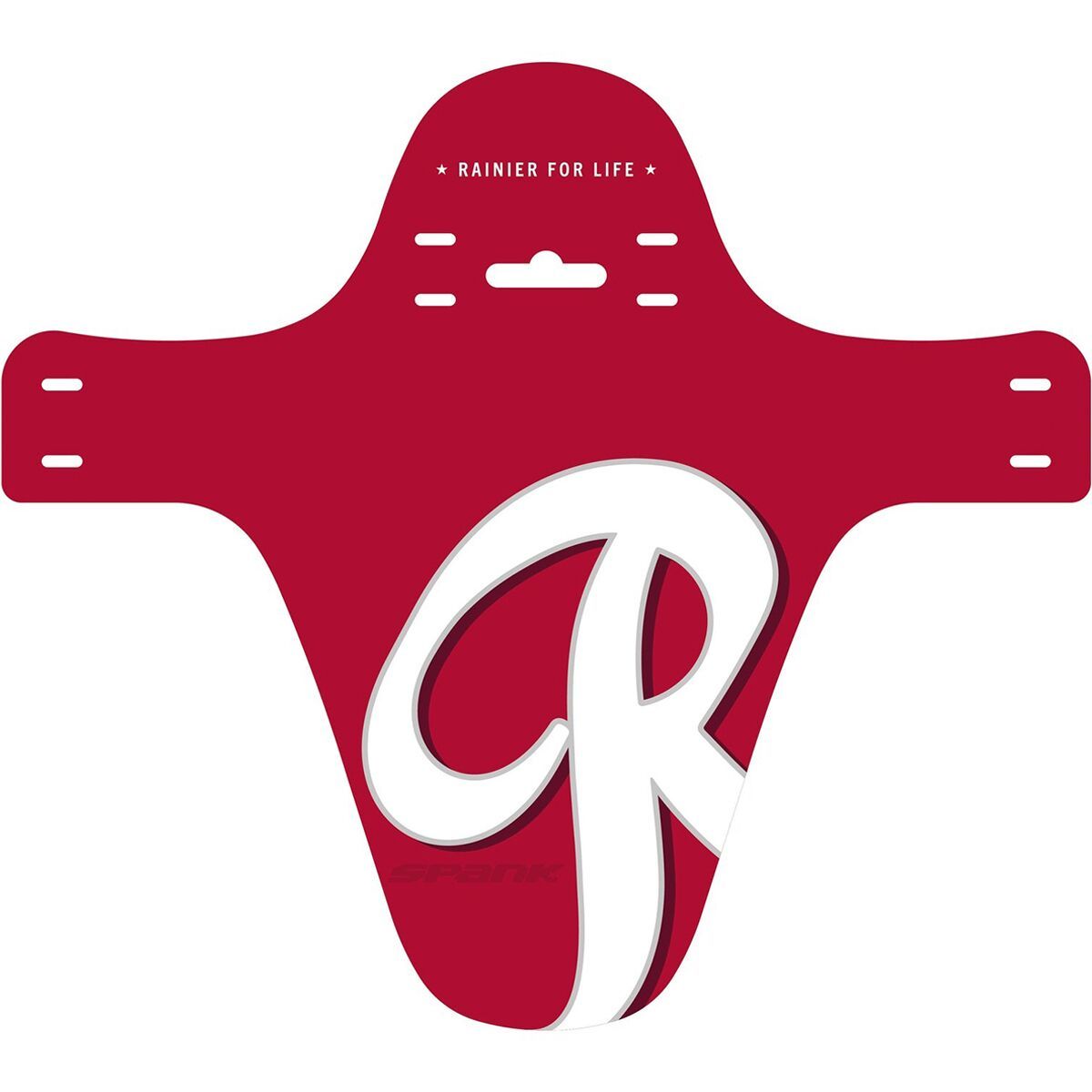 Spank Spank X Rainier - Mudfender Red, One Size