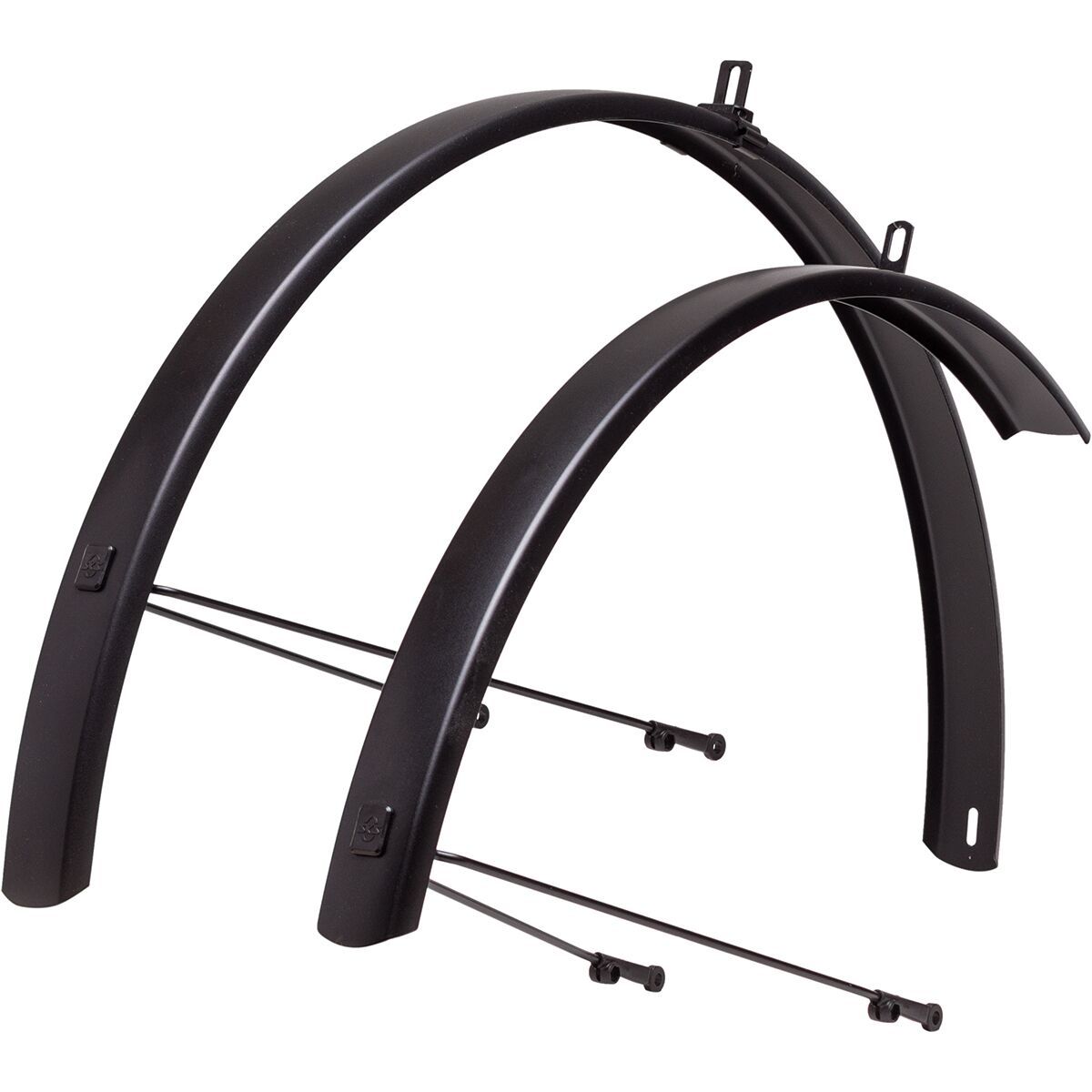 SKS Edge AL Aluminum Fender Set Black, 700c/56mm