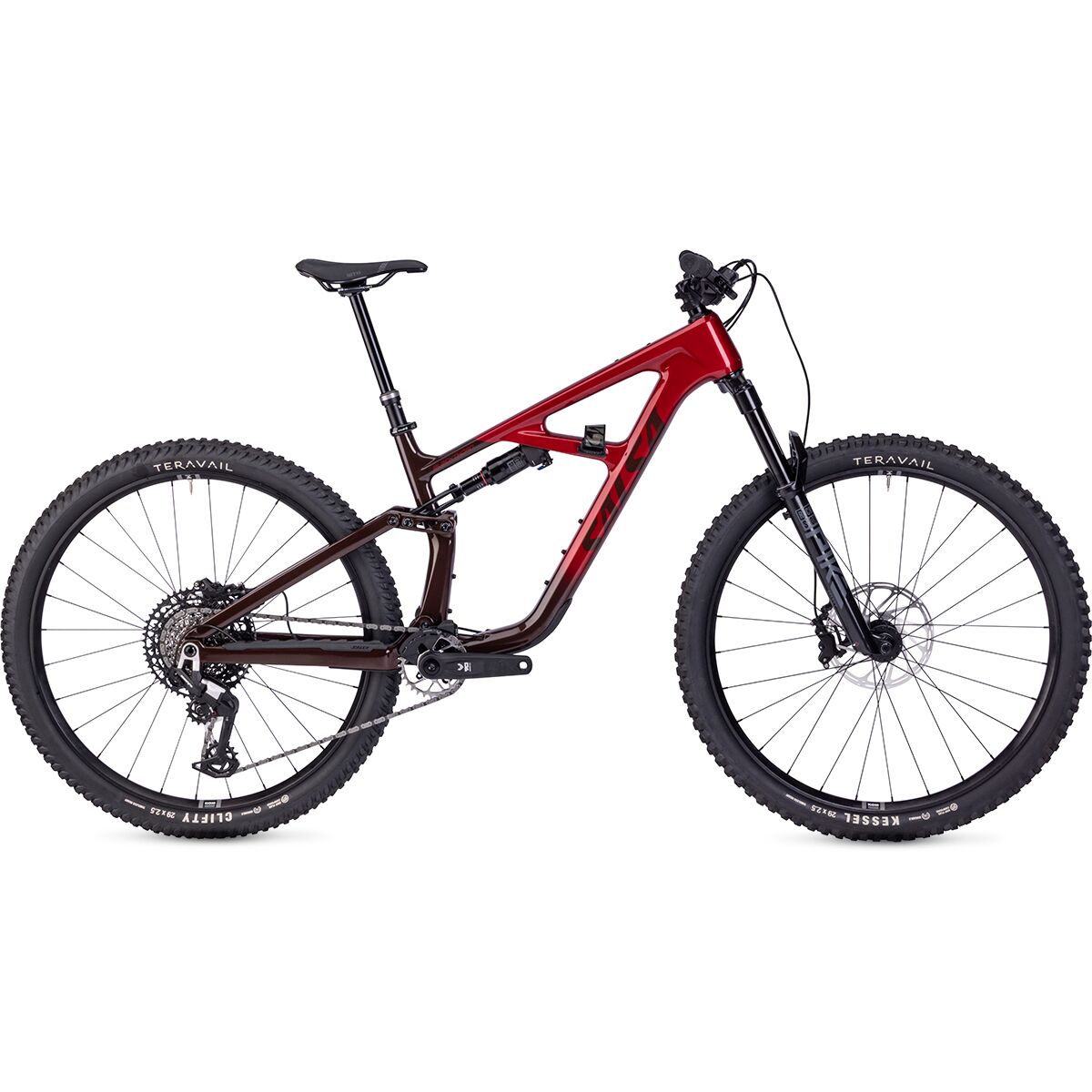 Salsa Blackthorn 125 C Eagle 90 Mountain Bike Canyon Red, M