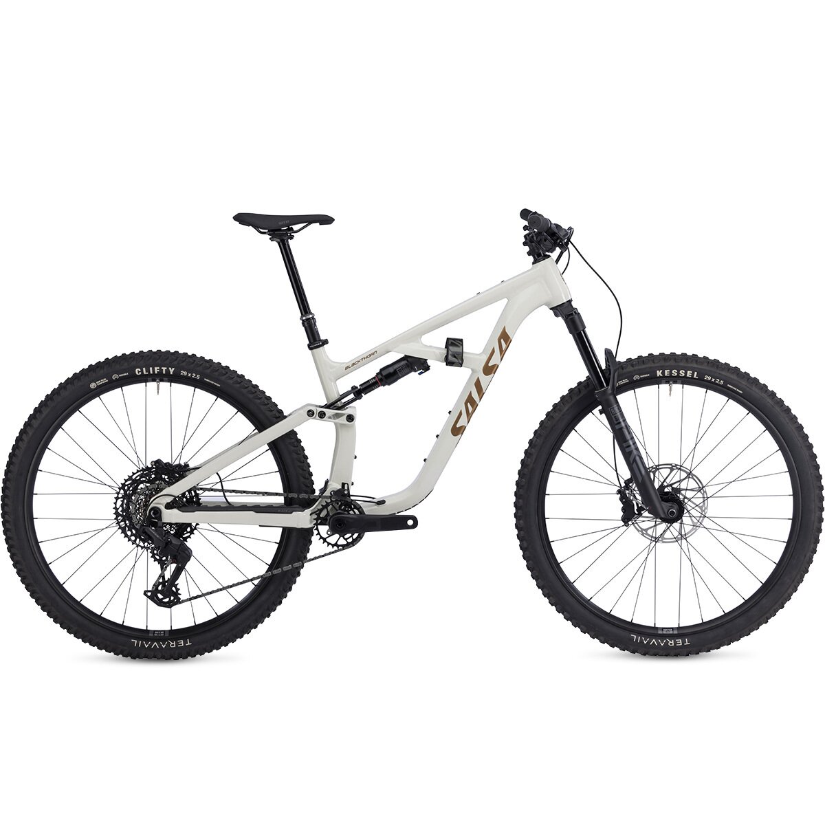 Salsa Salsa Blackthorn 125 Eagle 70 Mountain Bike Vapor Gray, M