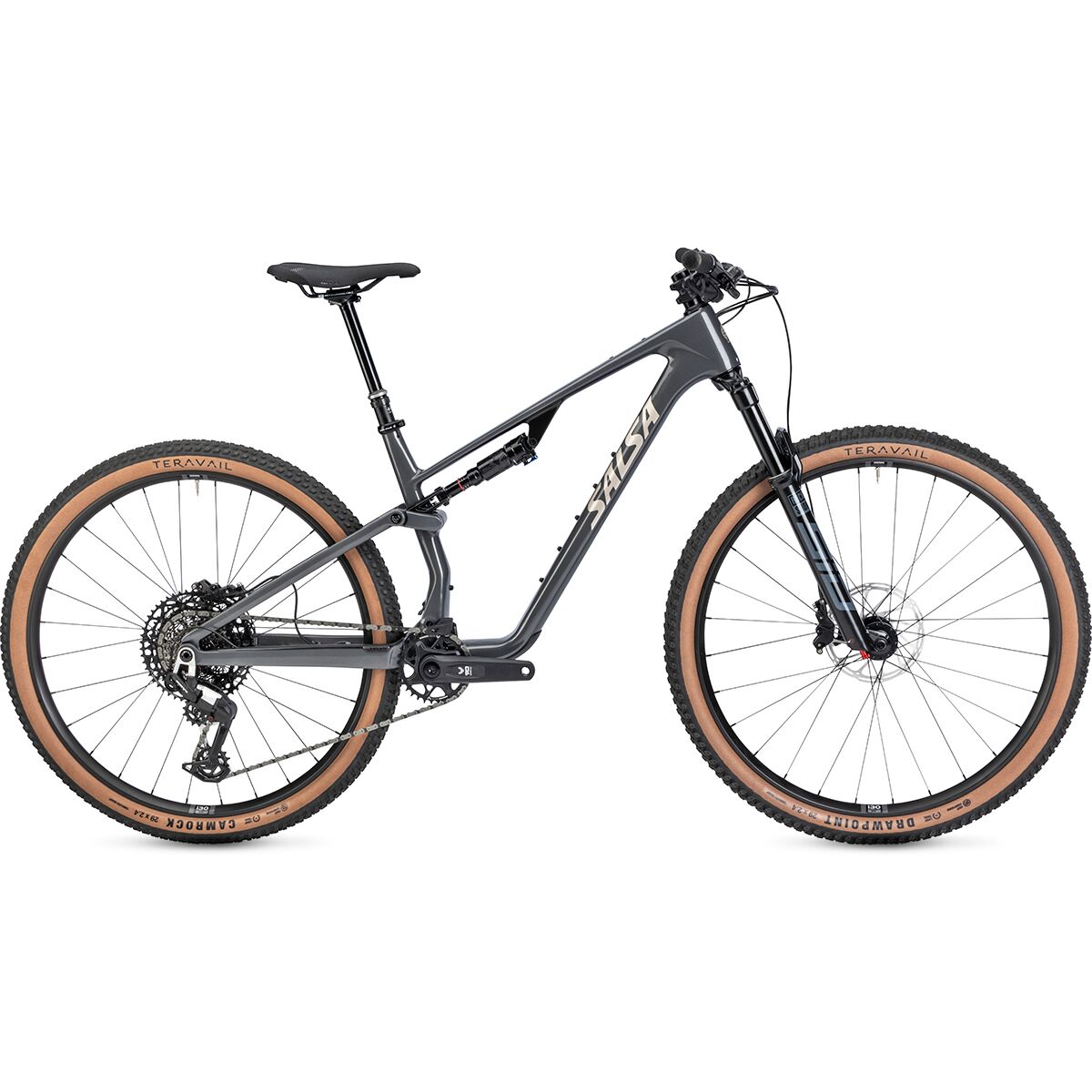 Salsa Spearfish C Eagle 90 Mountain Bike Graphite Gray, S