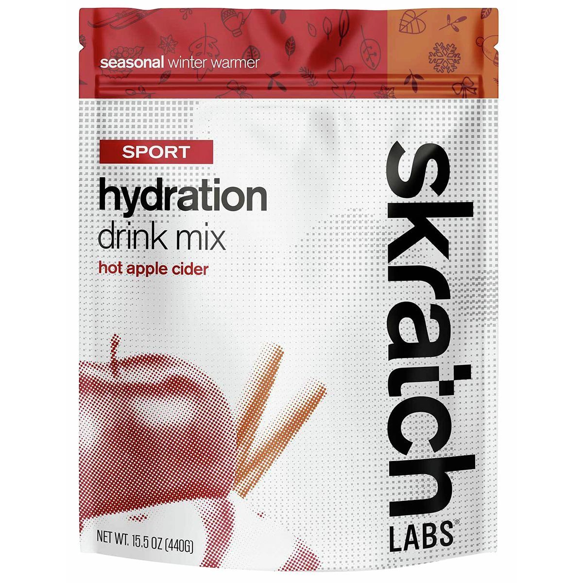 Skratch Labs Skratch Labs Hydration Sport Drink Mix - 20-Serving Bag Apple Cider, 20-Serving Resealable Pouch