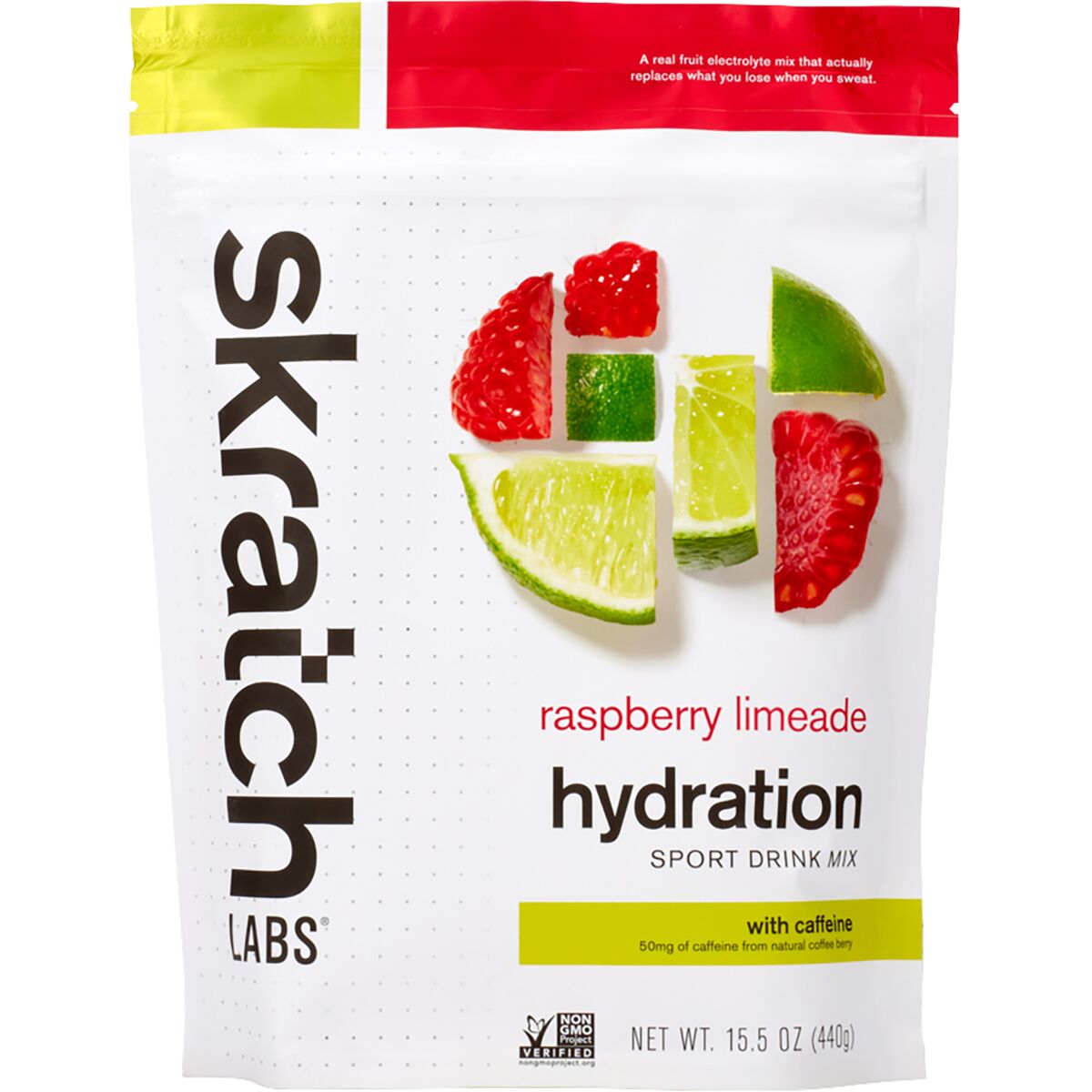 Skratch Labs Sport Hydration Drink Mix 20-Serving Raspberry Limeade