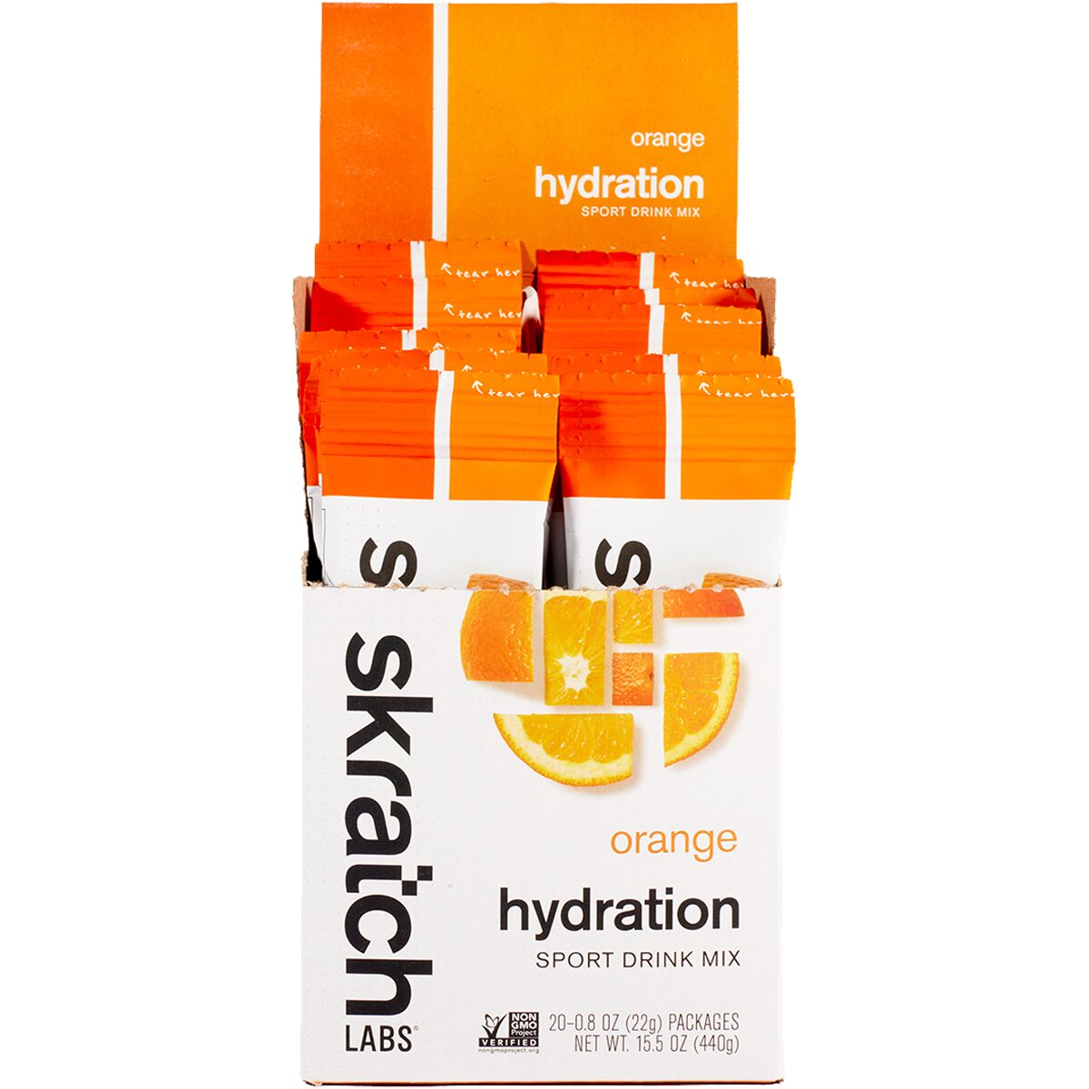 Skratch Labs Hydration Sport Drink Mix - 20-Pack Orange, 20 Pack
