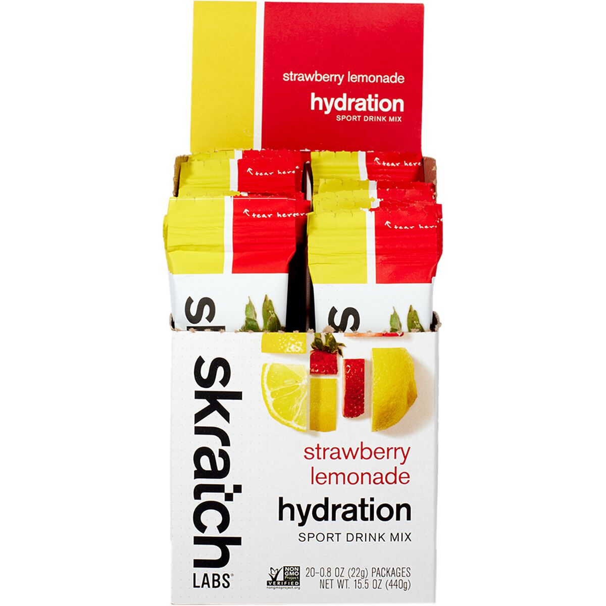 Skratch Labs Hydration Sport Drink Mix - 20-Pack Strawberry Lemonade, 20 Pack