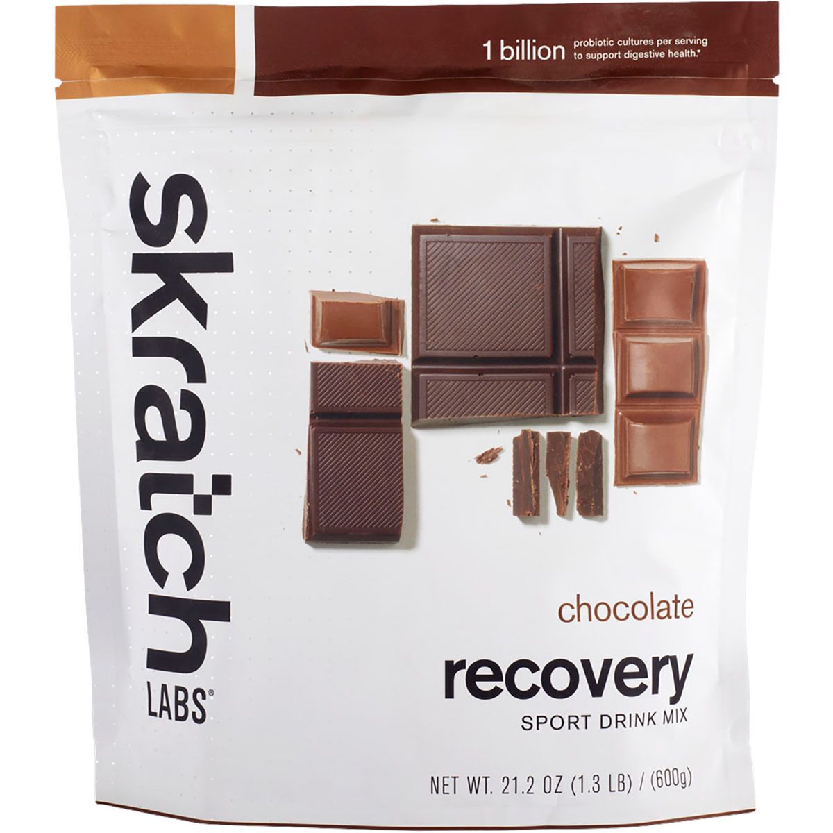 Skratch Labs Skratch Labs Recovery Sport Drink Mix - 12-Serving Bag Chocolate, 12 serving resealable bag