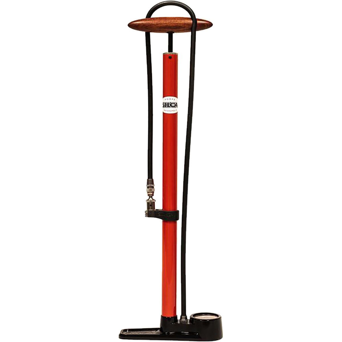 Silca Pista Floor Pump Red, One Size