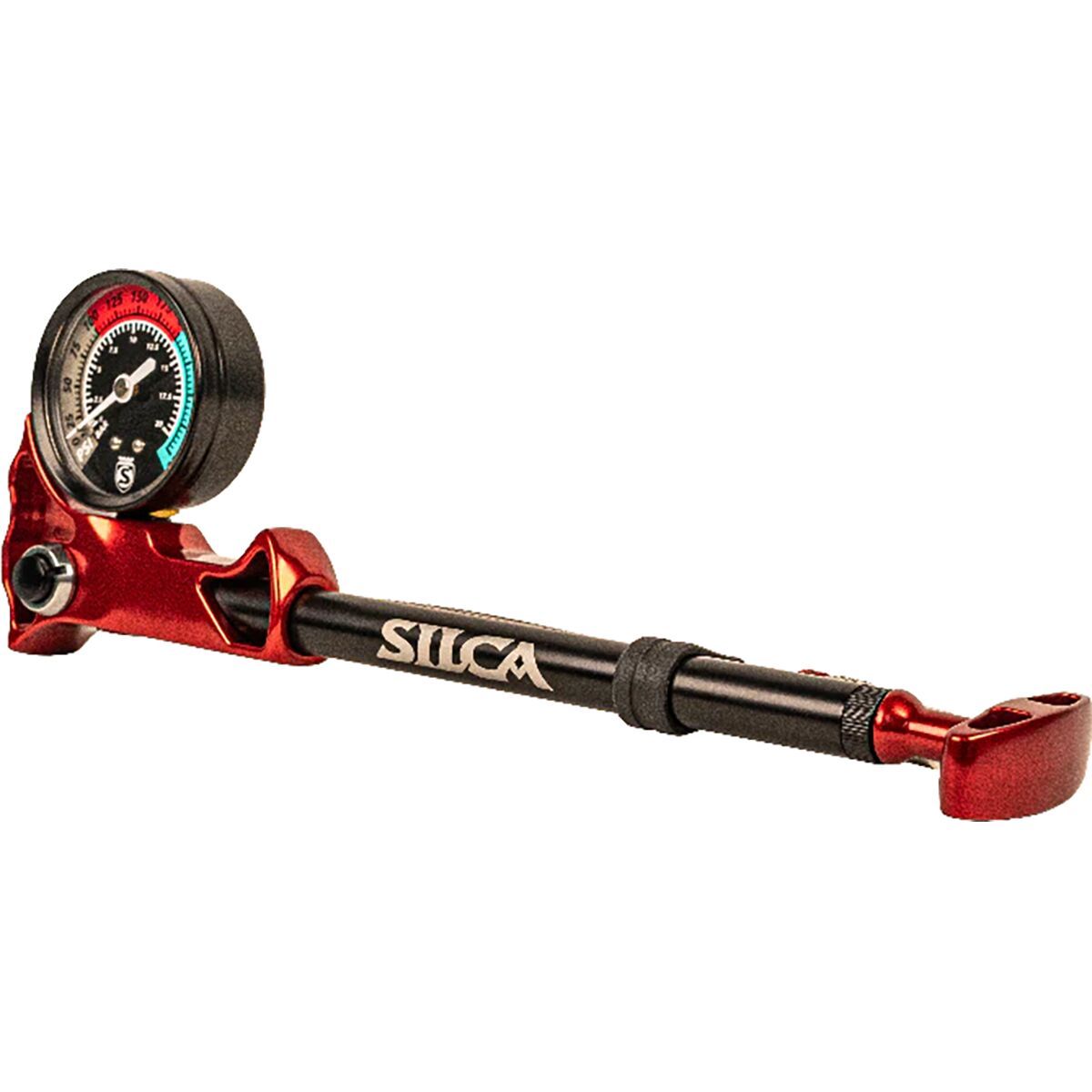 Silca Ultimate Shock Pump Black/Red, One Size