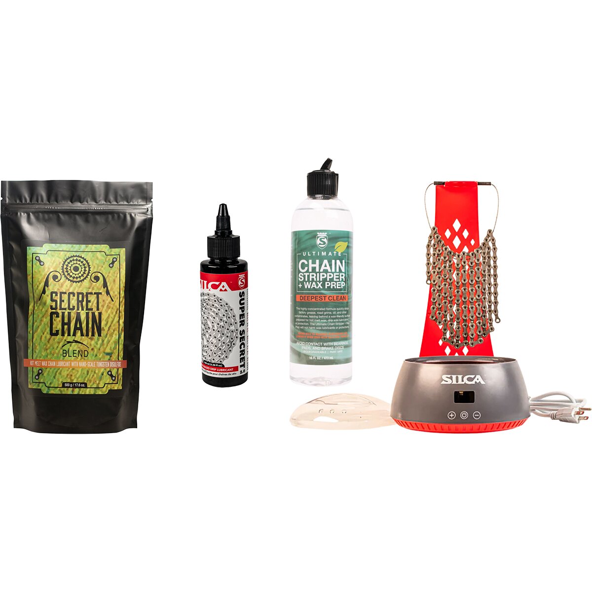 Silca Complete Chain Waxing Kit - Summit Club+ Exclusive Strip Chip Edition, One Size